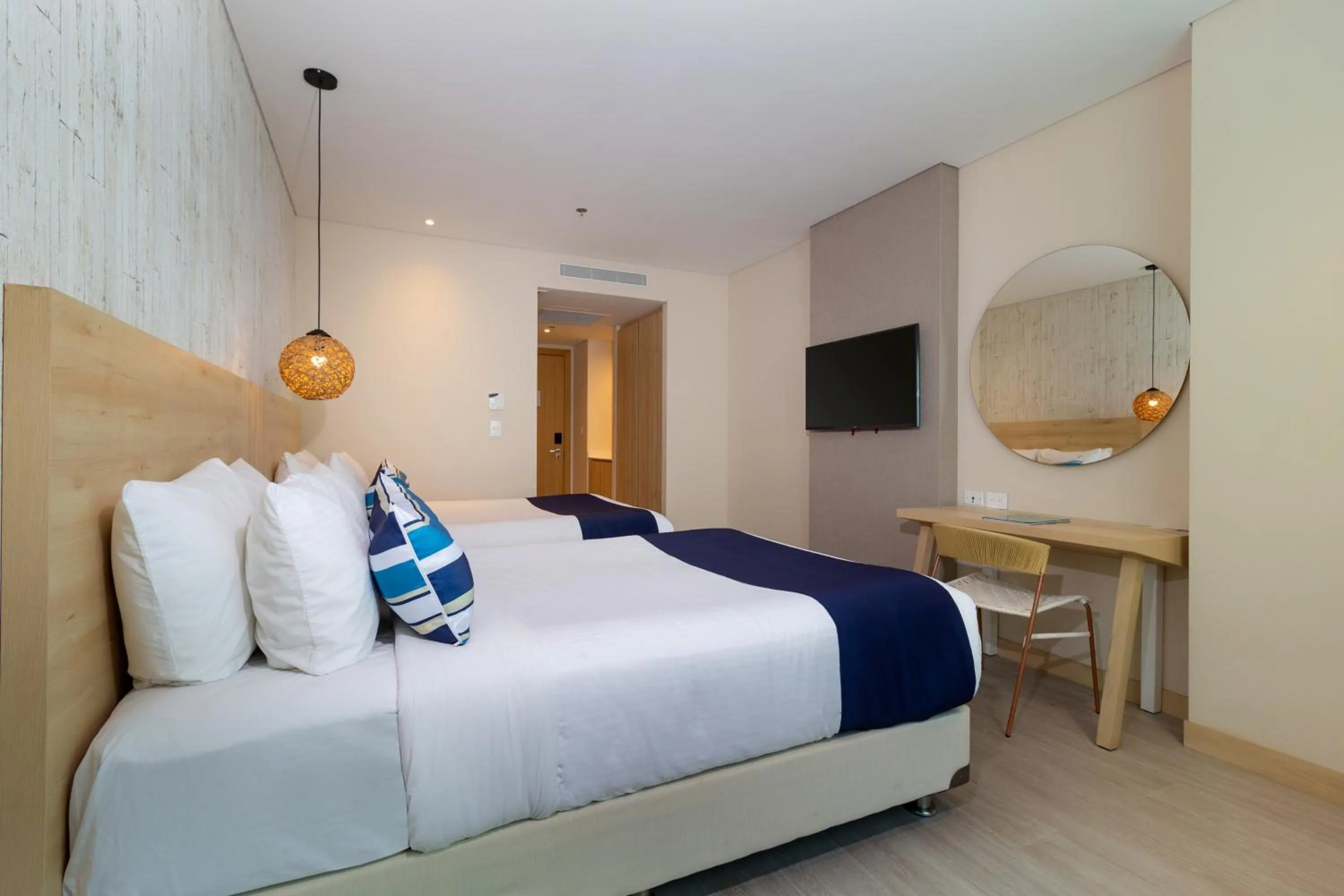 Bedroom, Bed in Aquamare Hotel