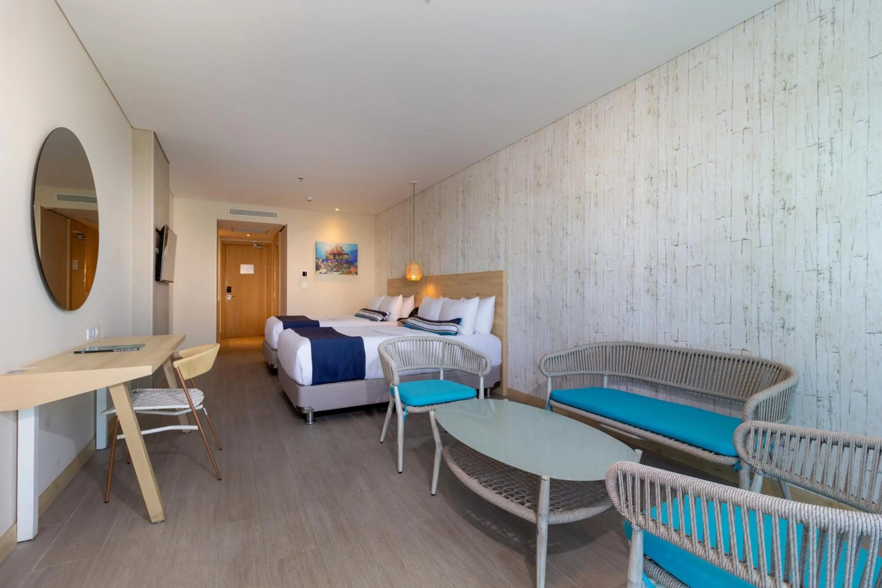 Bedroom, Bed in Aquamare Hotel