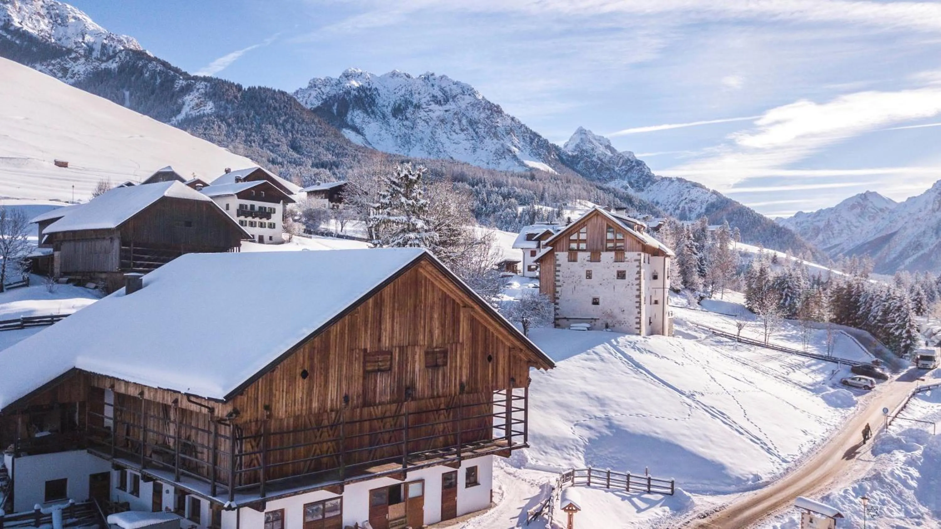 Bird's eye view in B&B Ciastel