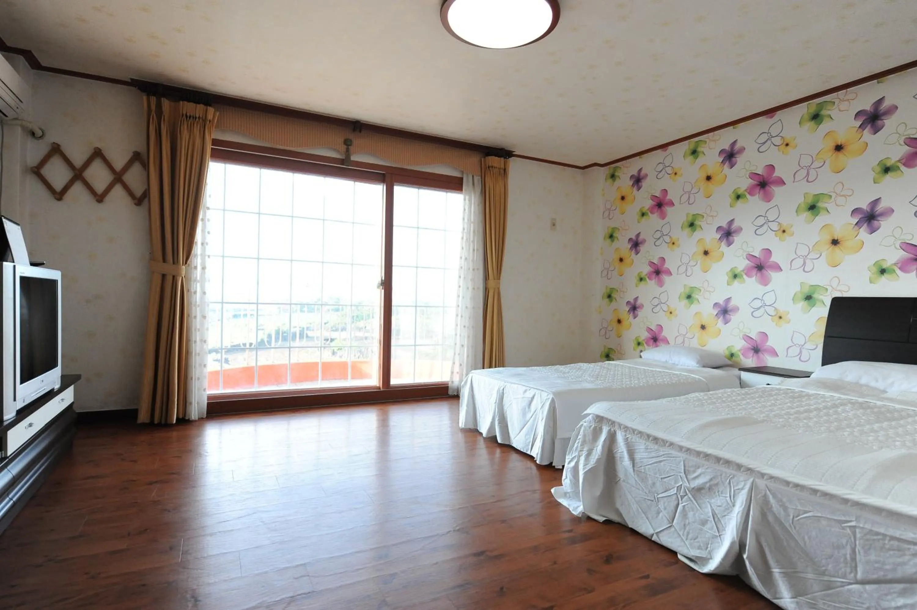 Bedroom, Bed in Jeju Feel House
