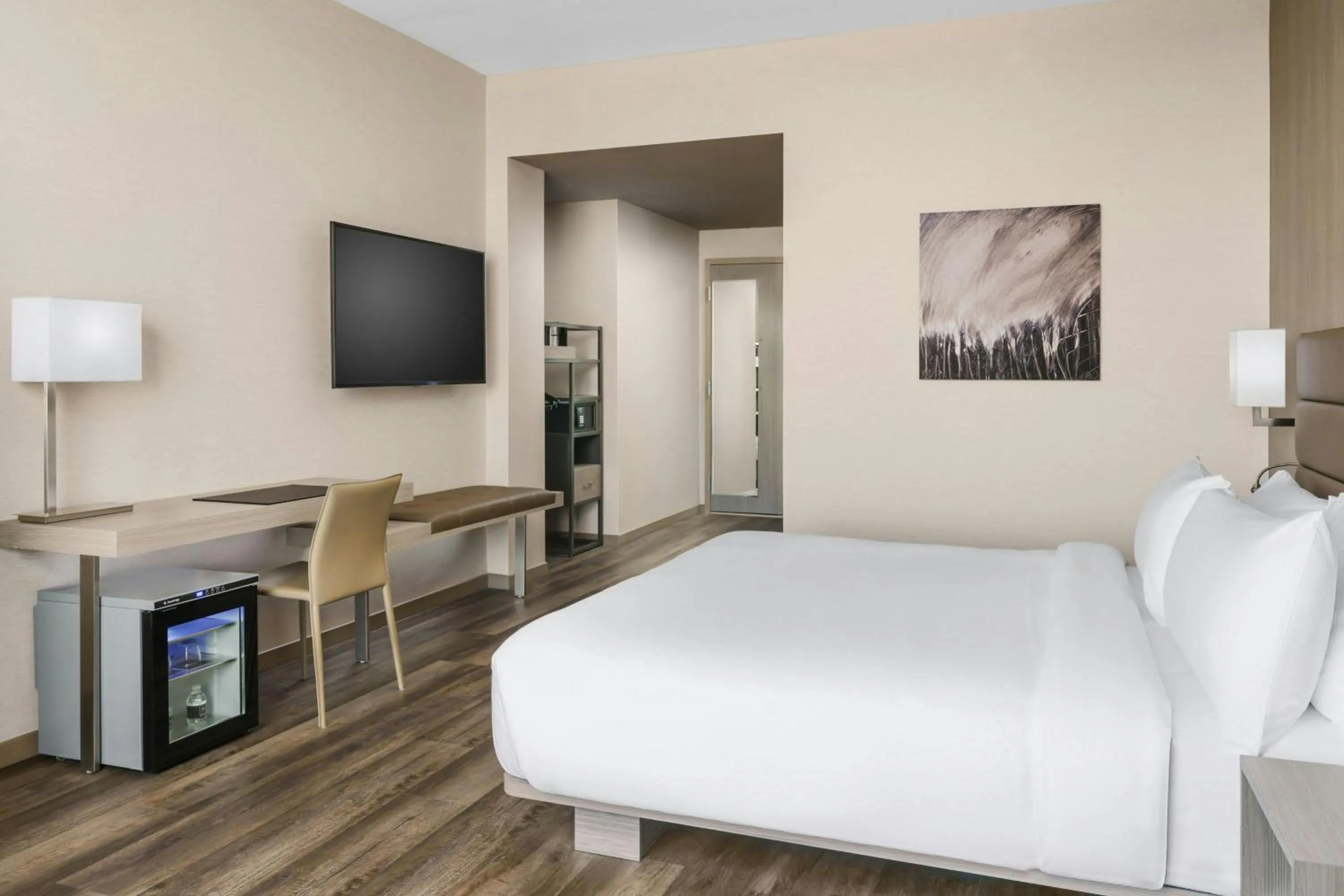 Photo of the whole room, Bed in AC Hotel by Marriott Bethesda Downtown