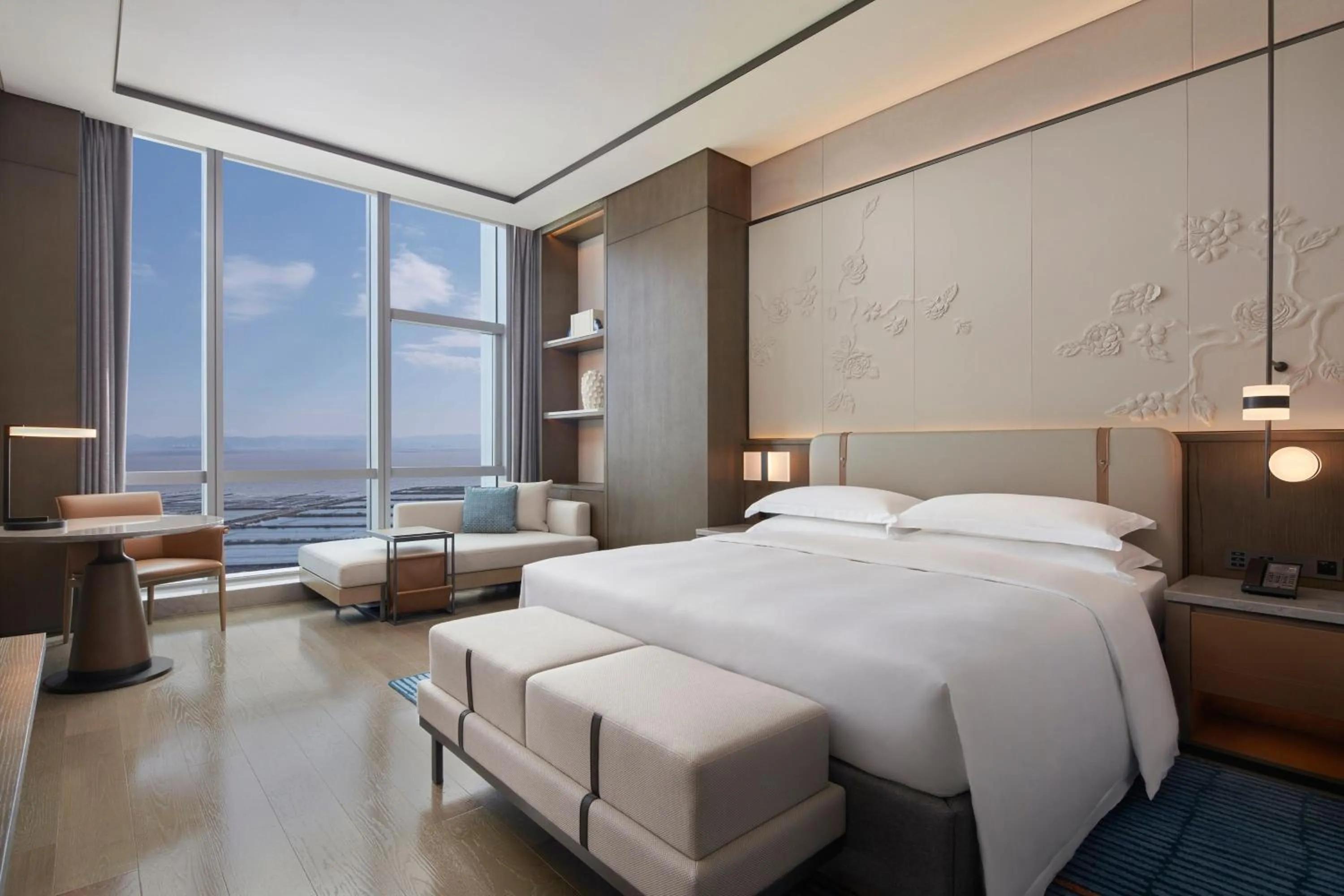 Bedroom, Bed in Courtyard by Marriott Wenzhou Yueqing