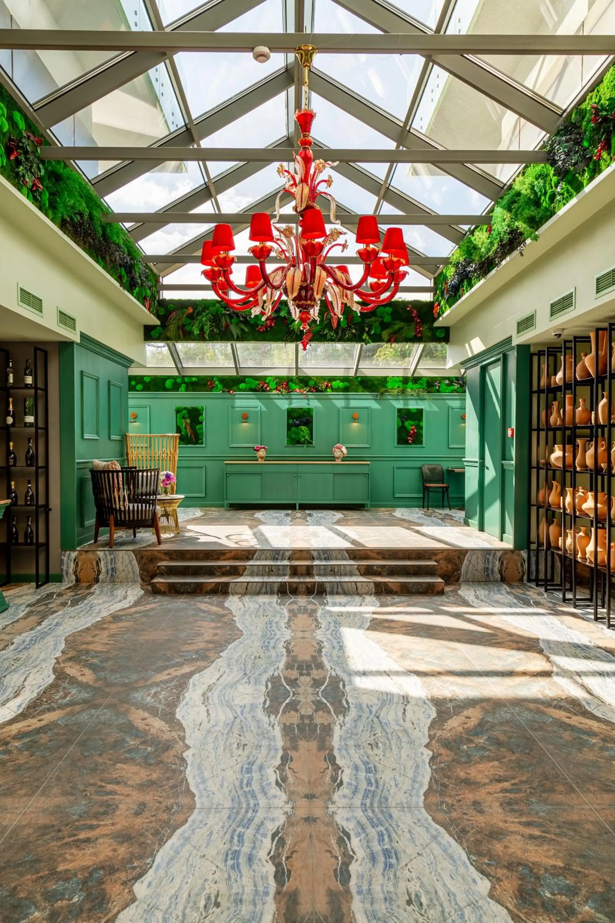 Lobby or reception in Tomis Garden Bucuresti