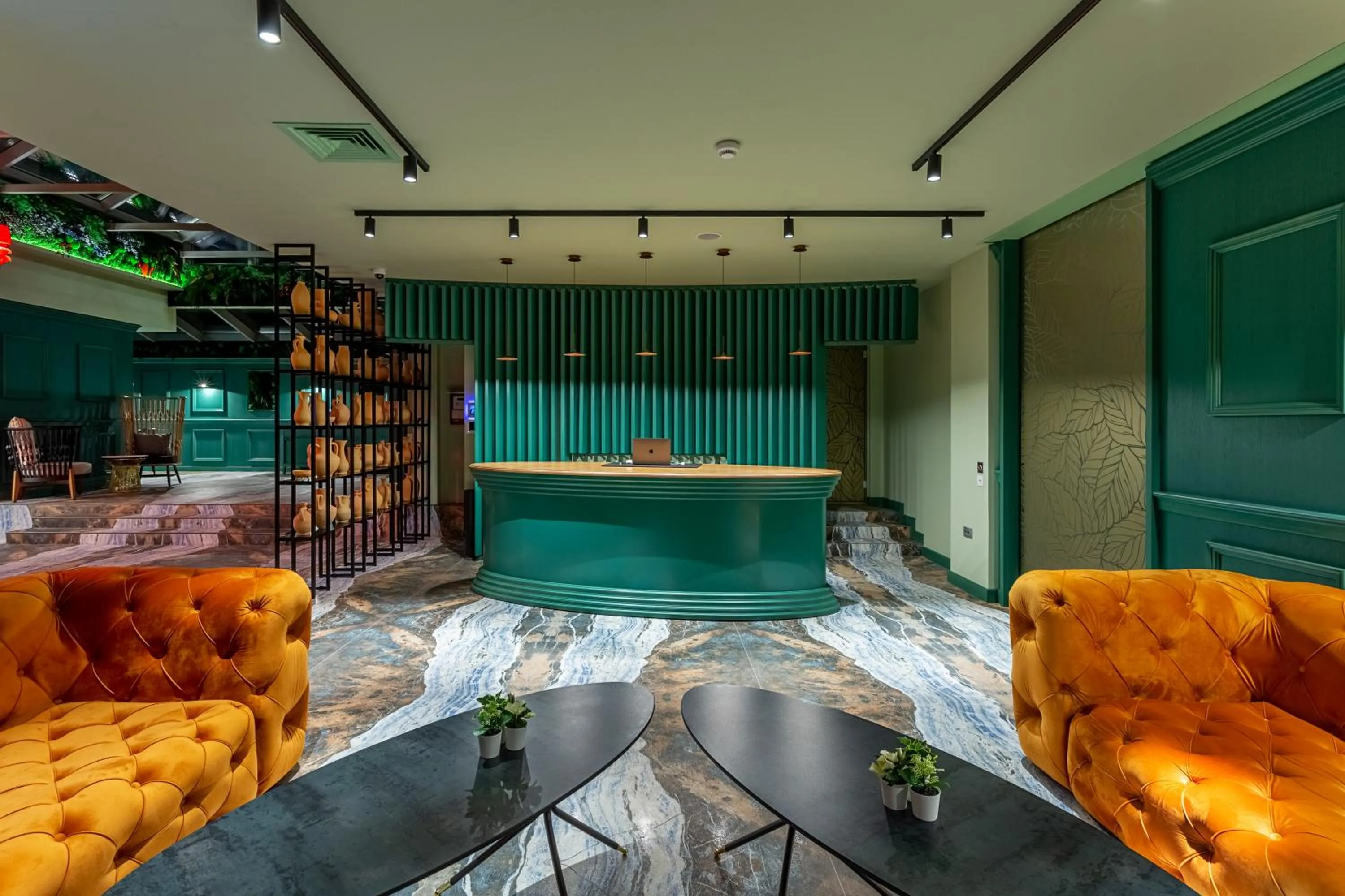 Lobby or reception in Tomis Garden Bucuresti