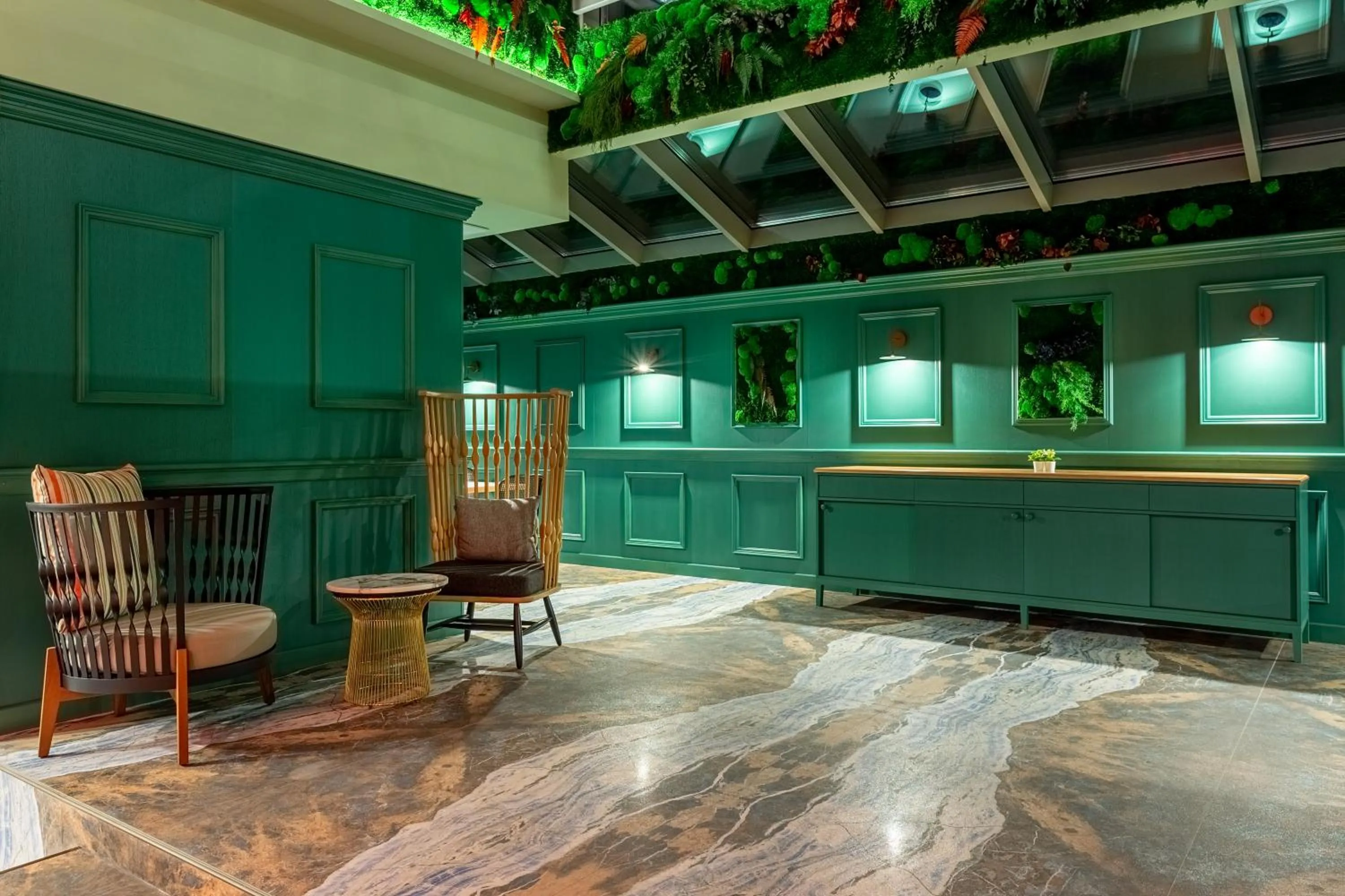 Lobby or reception in Tomis Garden Bucuresti