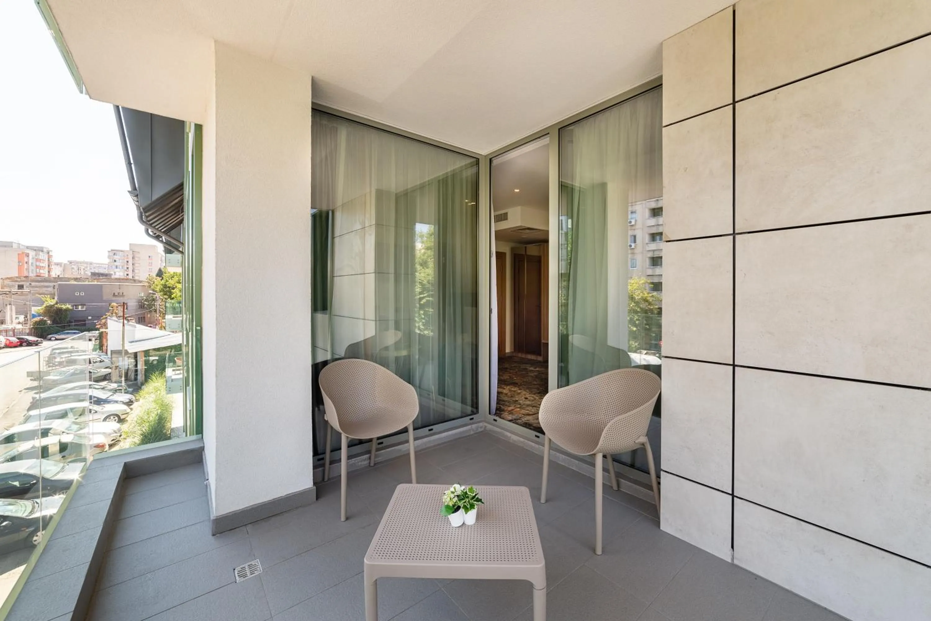 Balcony/Terrace in Tomis Garden Bucuresti