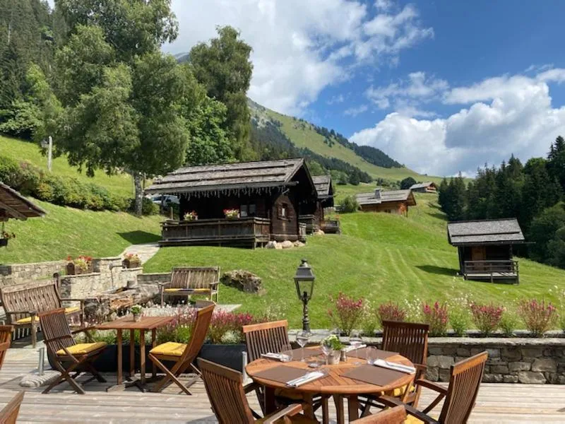 Patio in Les Chalets de la Serraz