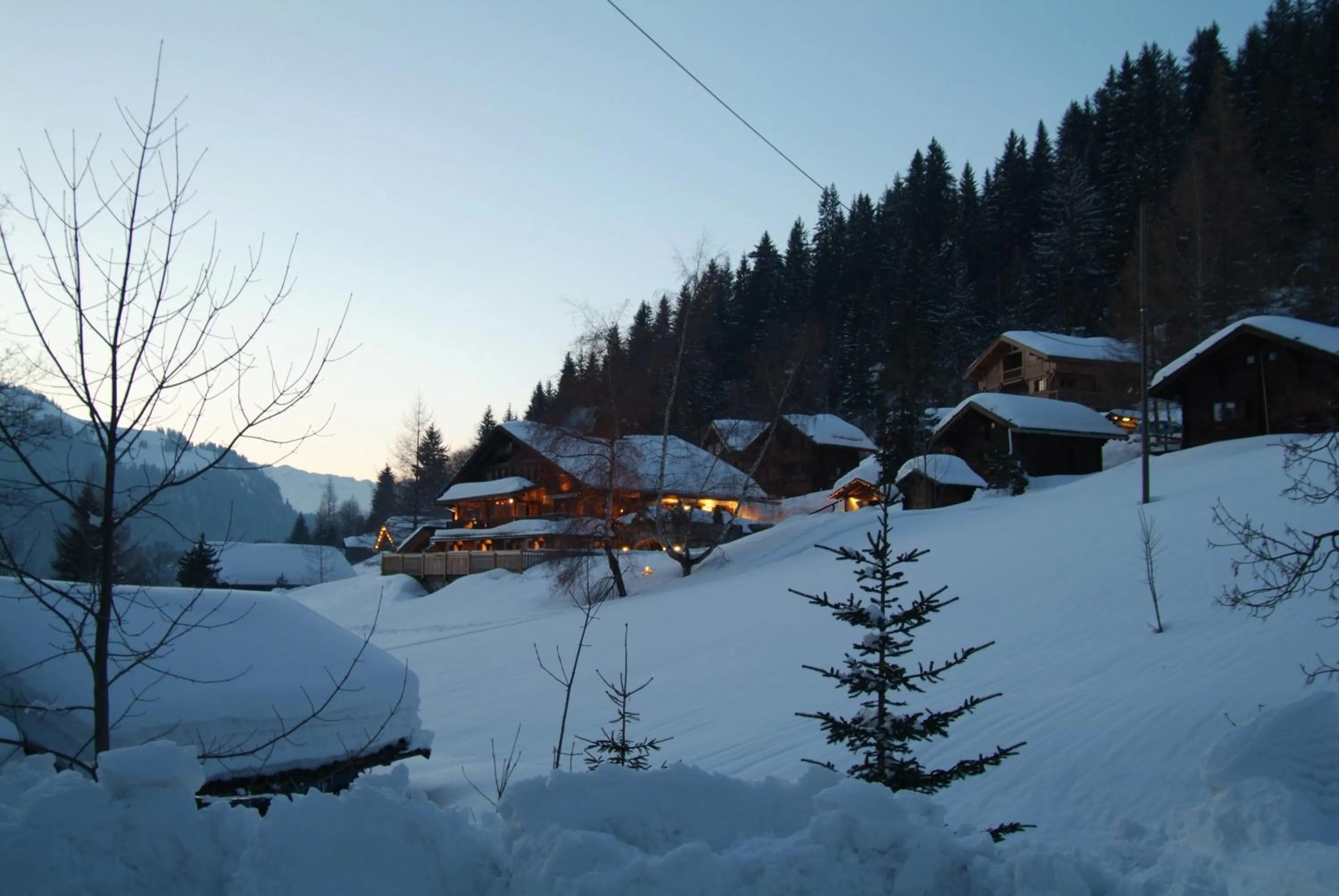 Facade/entrance in Les Chalets de la Serraz