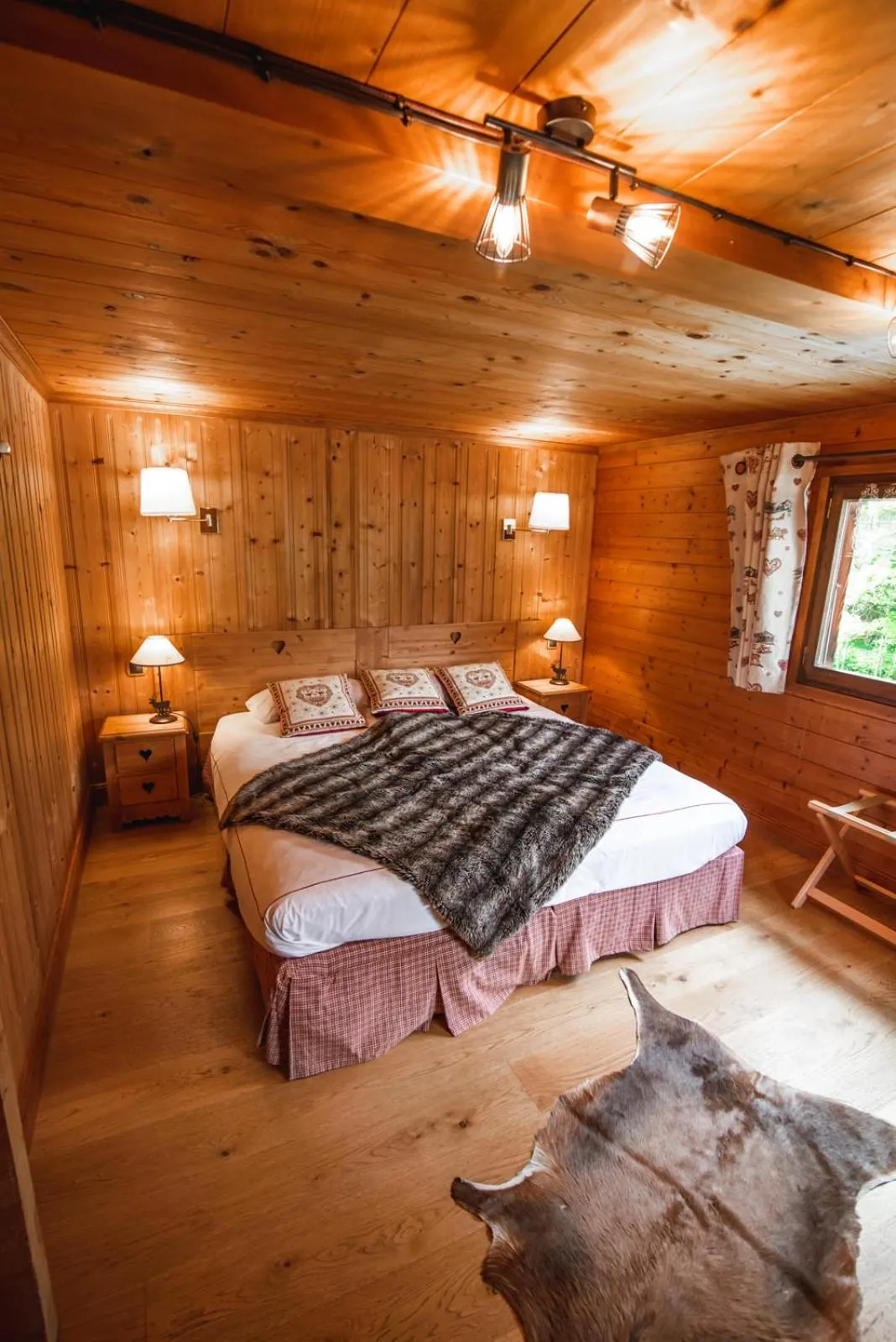 Bed in Les Chalets de la Serraz