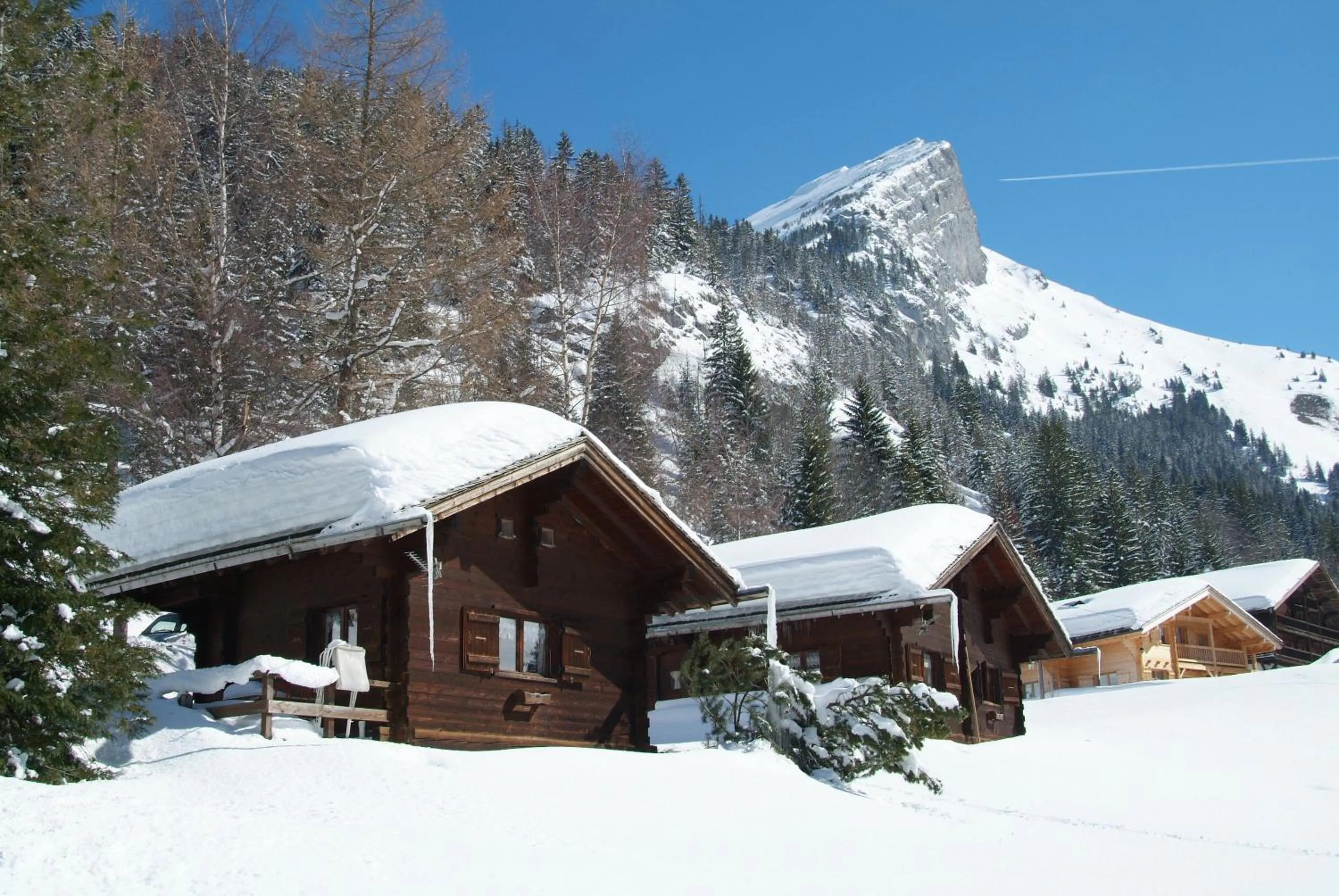 Facade/entrance in Les Chalets de la Serraz