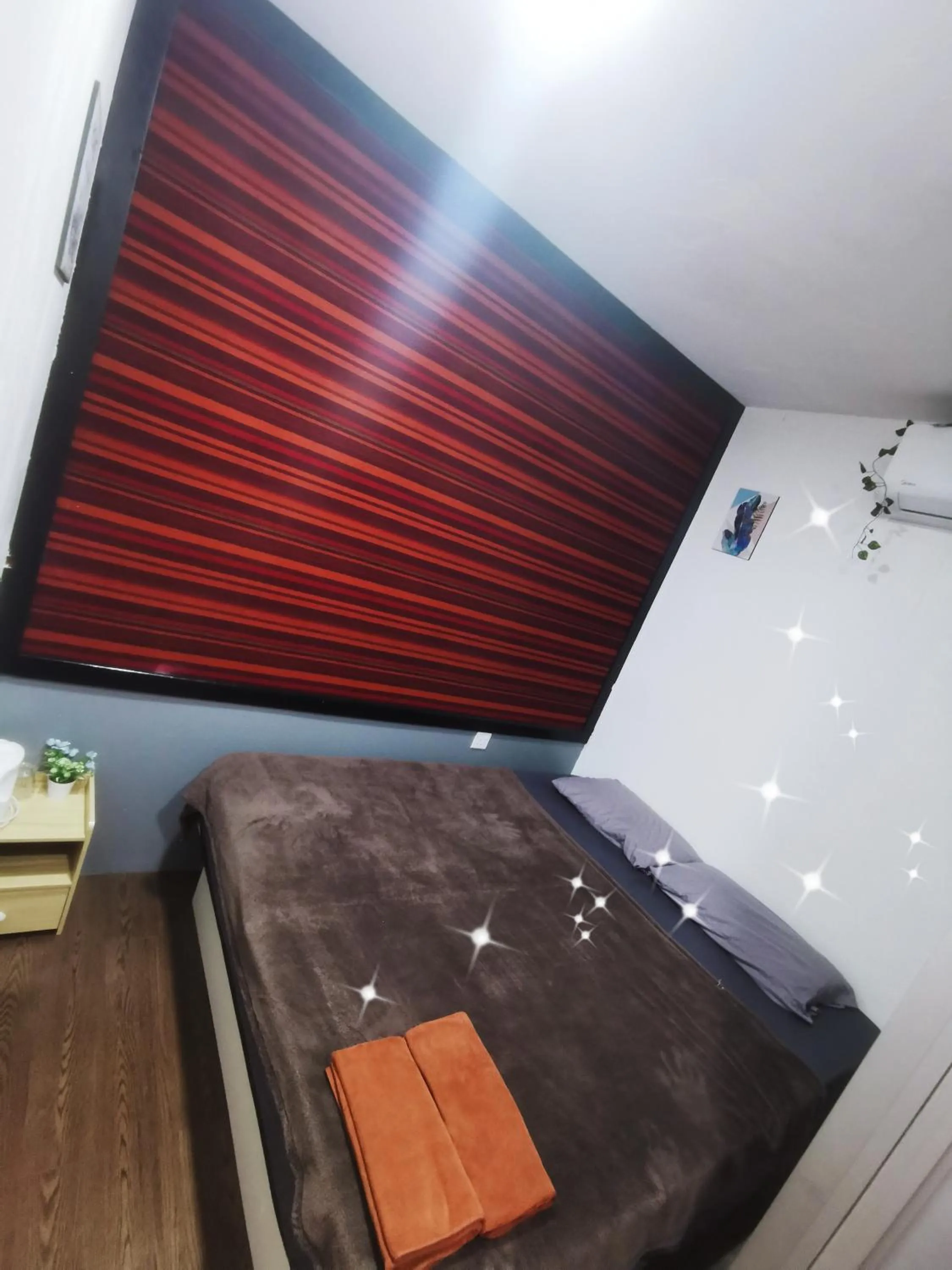 Bed in Marvel Suite ABNB