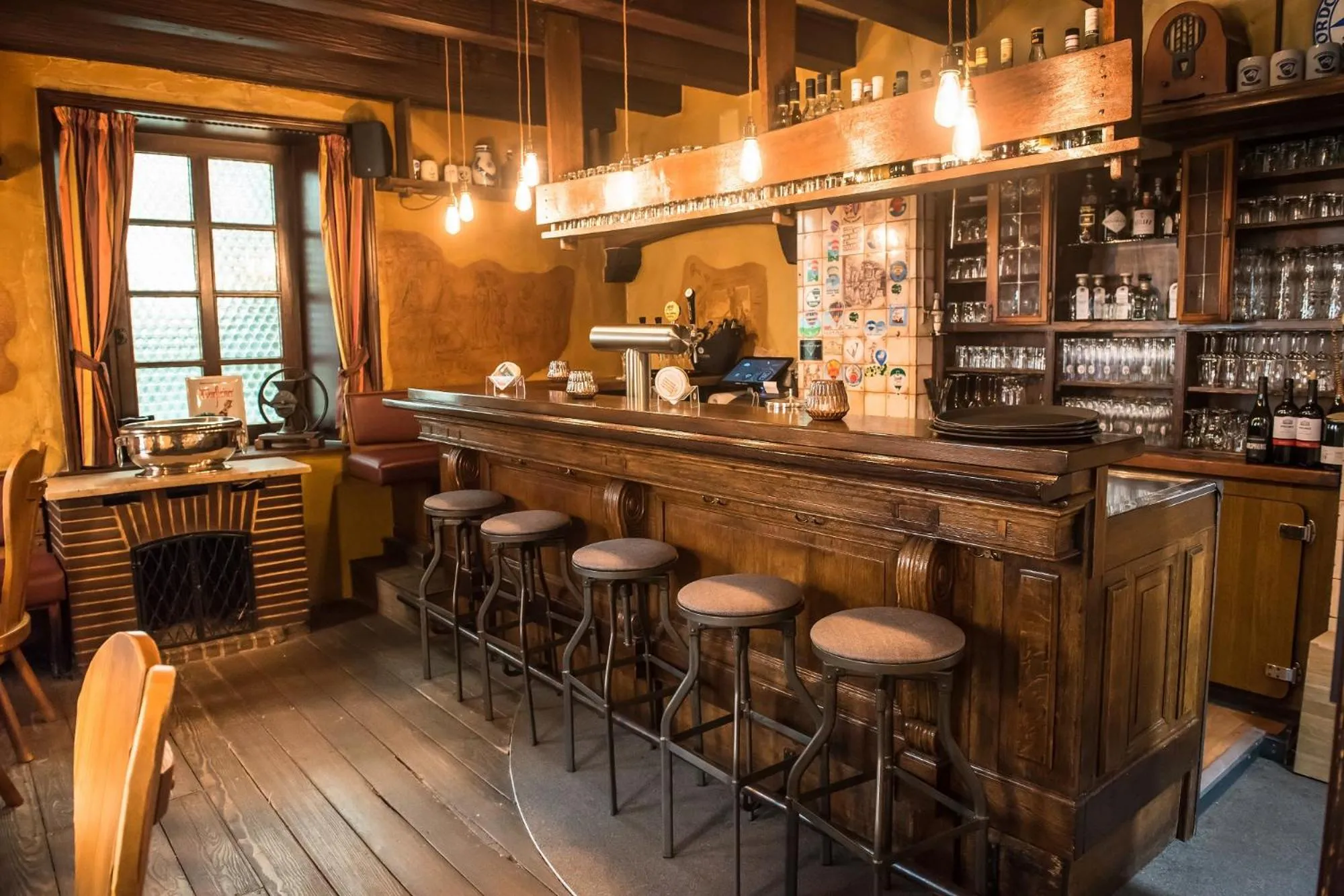 Lounge or bar in Hotel Zur Post