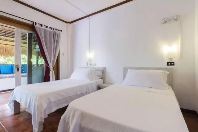Bed in Lanterna Hotel Boracay