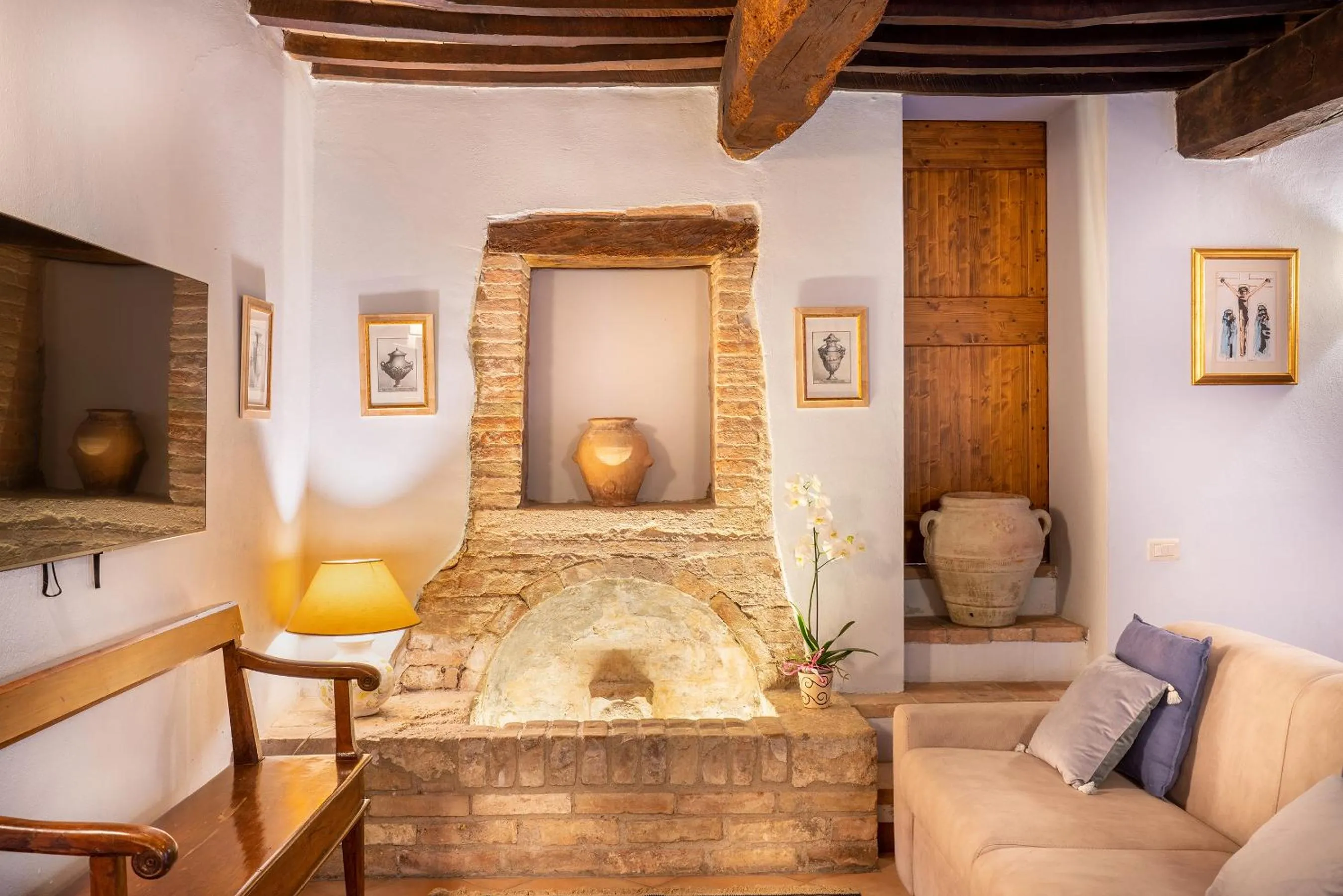 Living room in Borgo Mandoleto - Country Resort & Spa