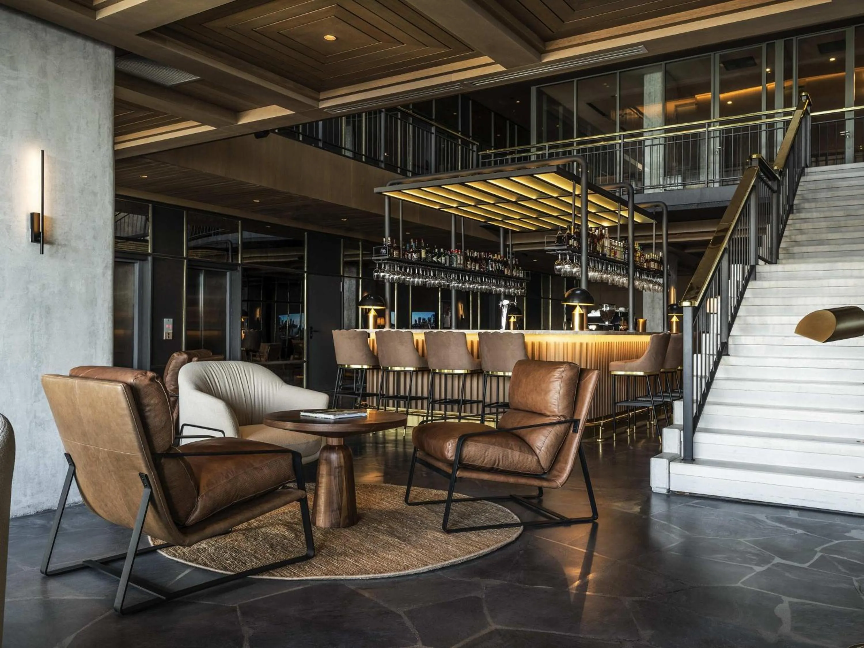 Lounge or bar in Costanero Hotel Montevideo - MGallery Collection
