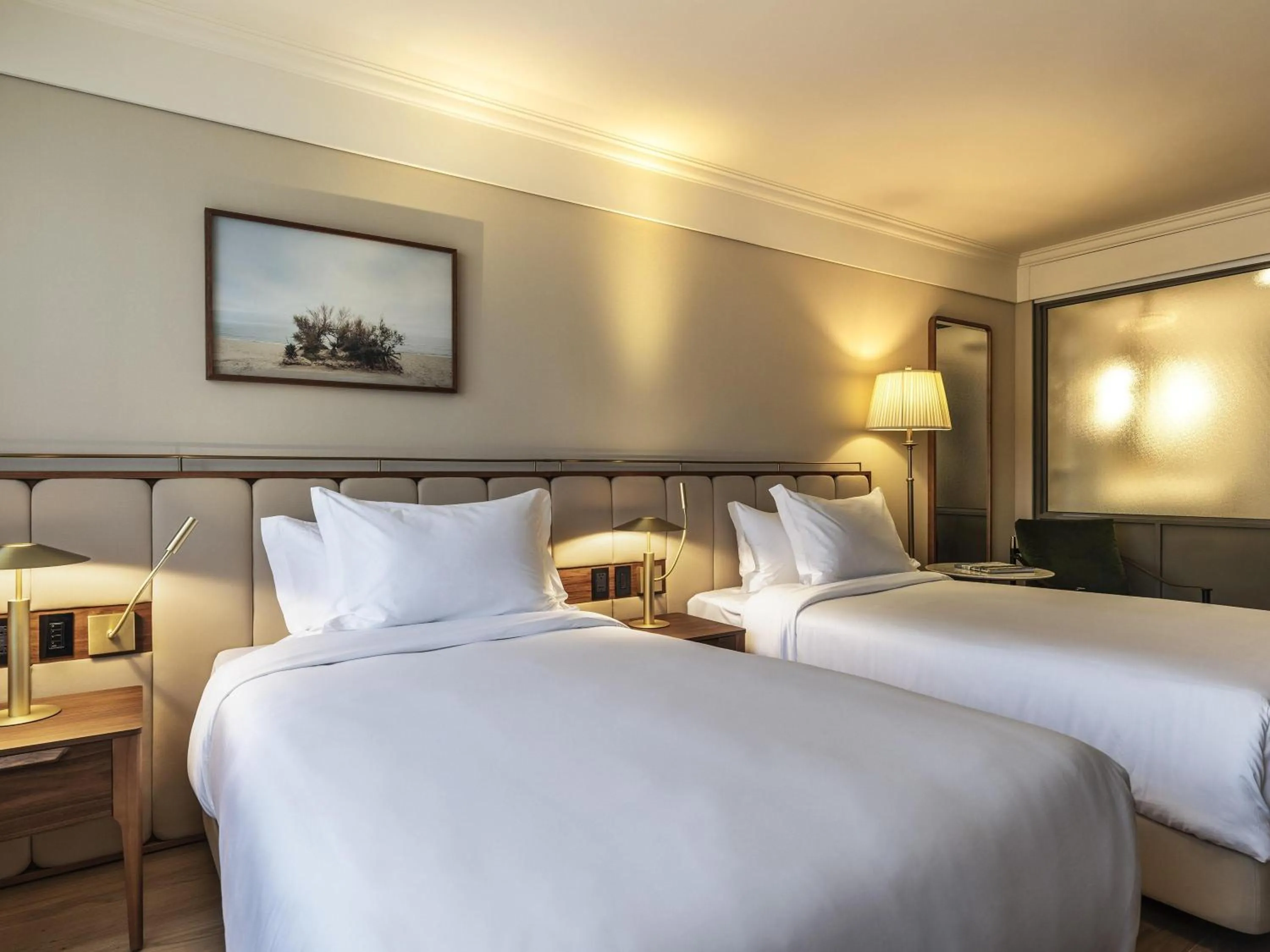 Bedroom, Bed in Costanero Hotel Montevideo - MGallery Collection