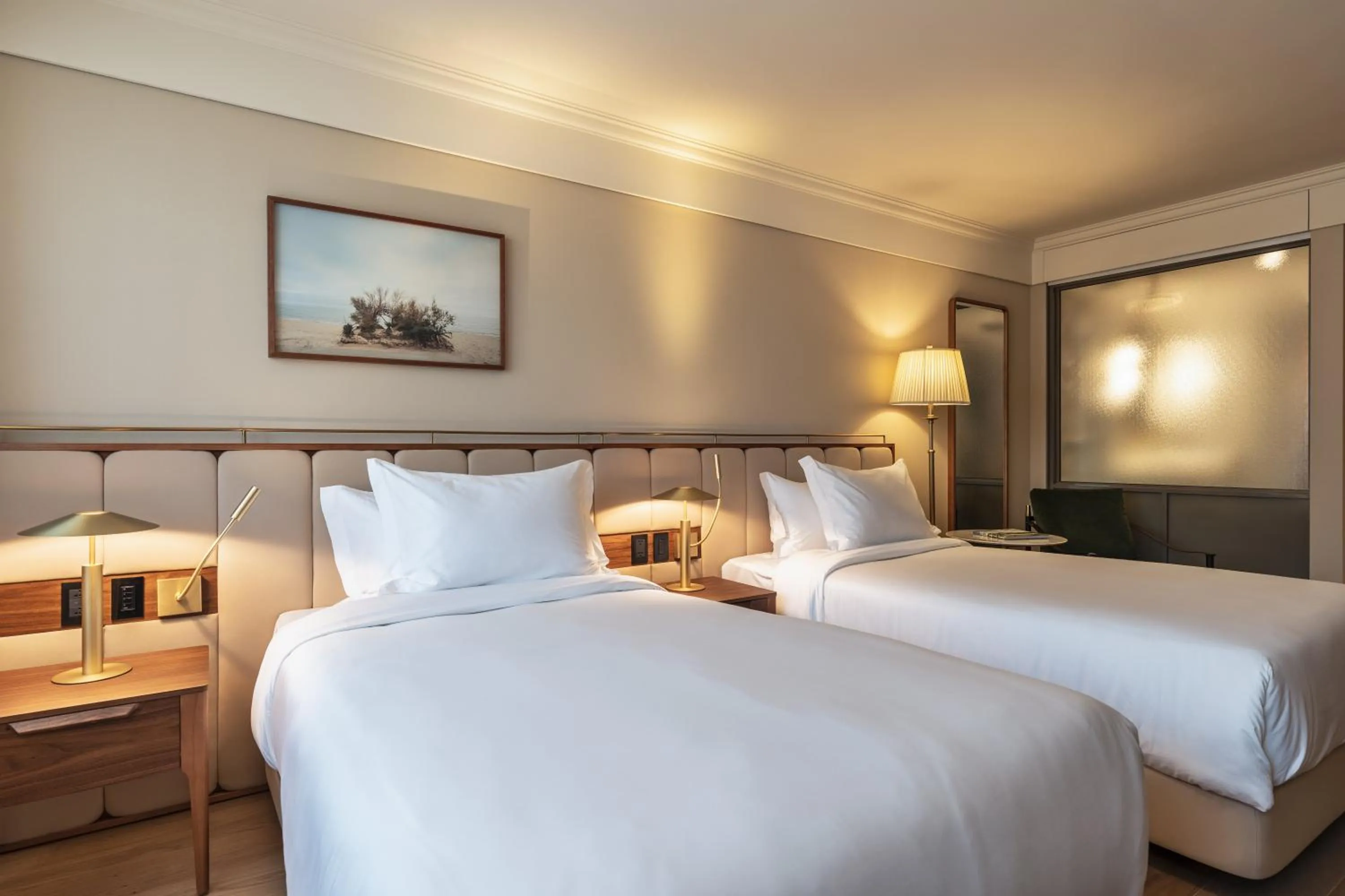 Bed in Costanero Hotel Montevideo - MGallery Collection