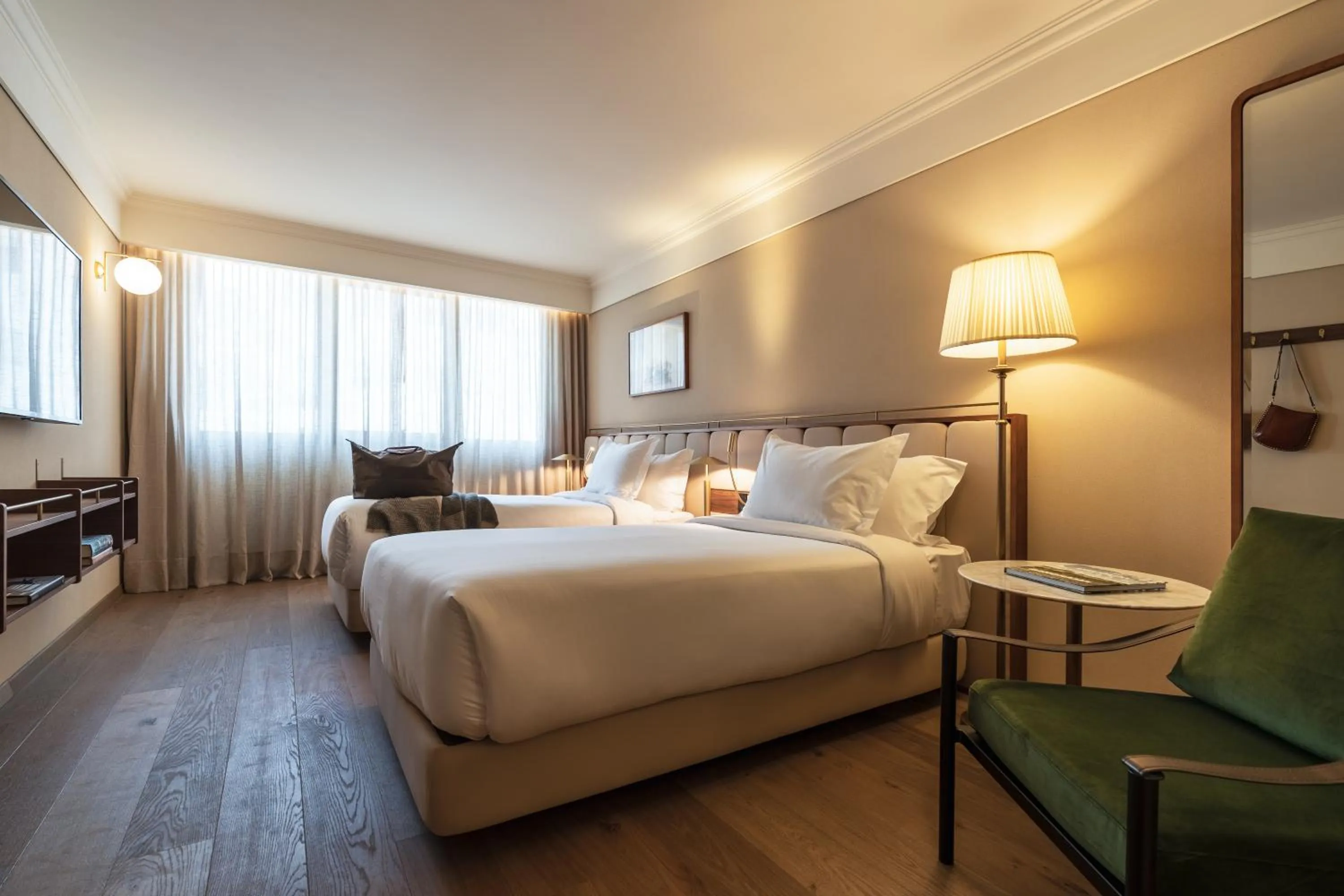 Bed in Costanero Hotel Montevideo - MGallery Collection