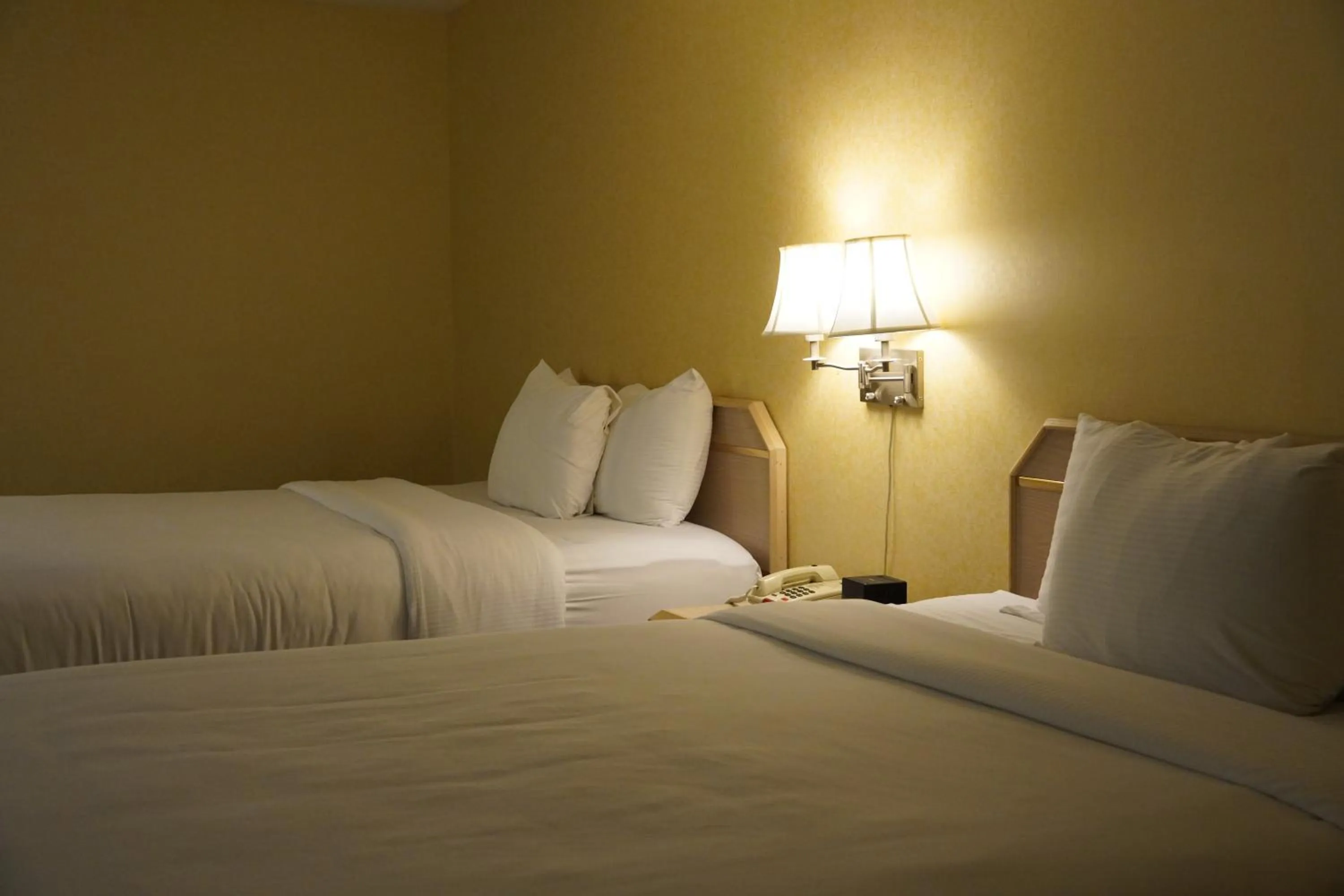 Bed in Timberland Inn & Suites