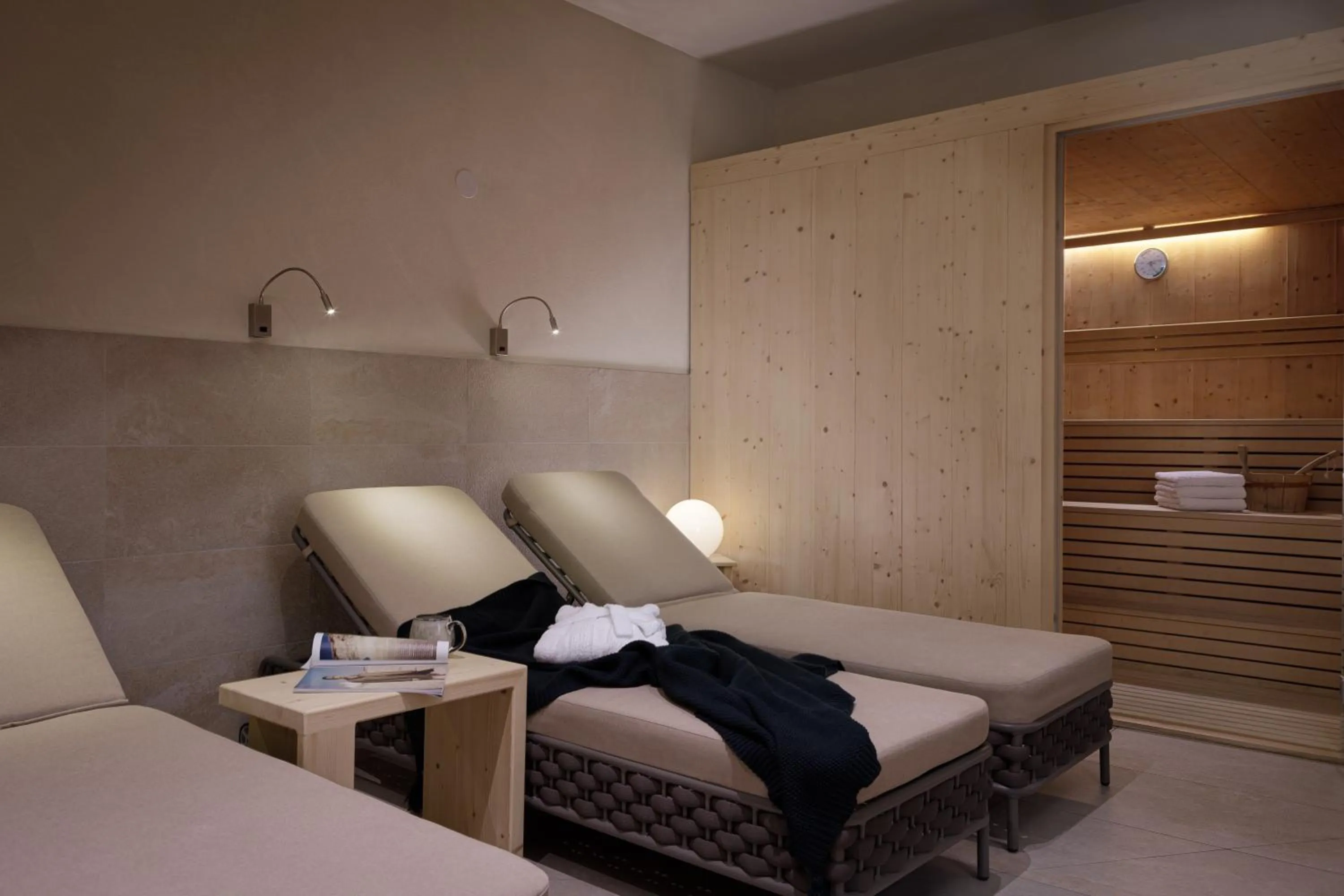 Sauna, Bed in Chalet Winklwiese