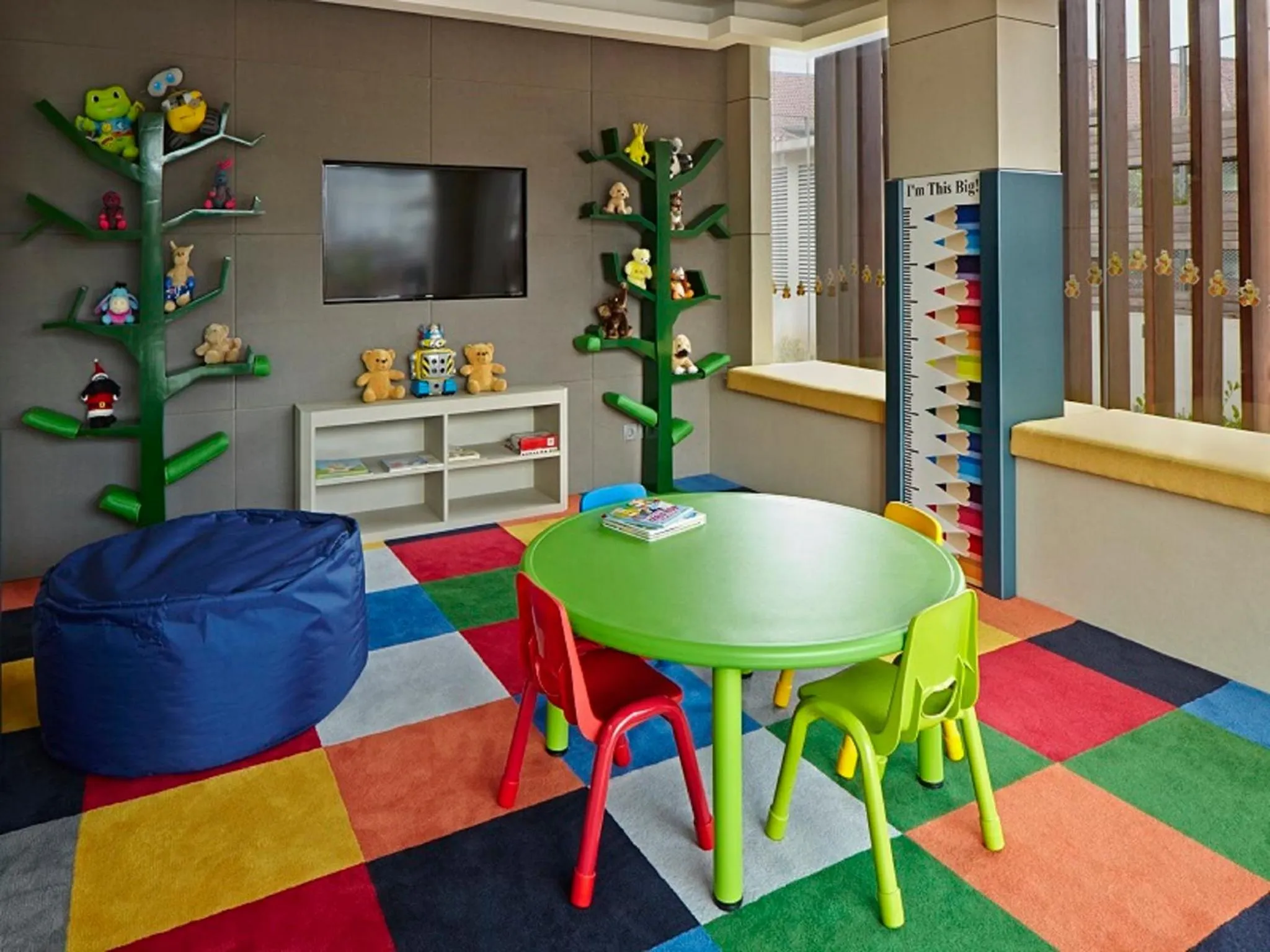 Children play ground in Fraser Residence Menteng Jakarta