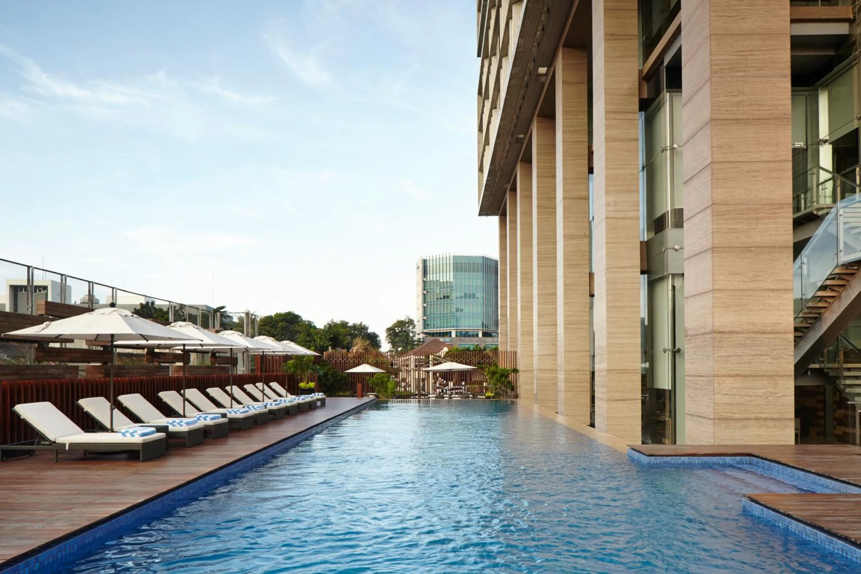 Swimming pool in Fraser Residence Menteng Jakarta