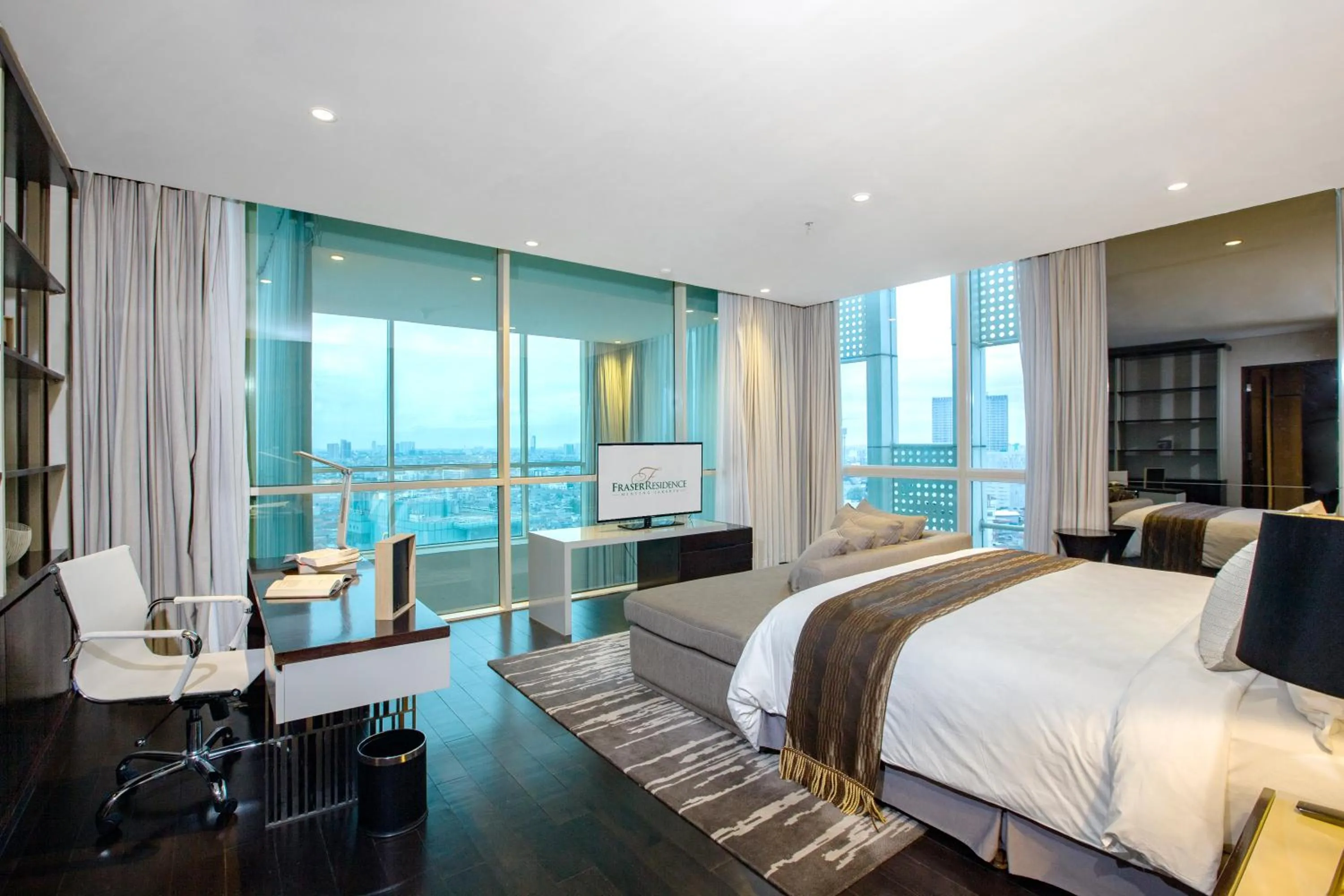 Bedroom, Bed in Fraser Residence Menteng Jakarta