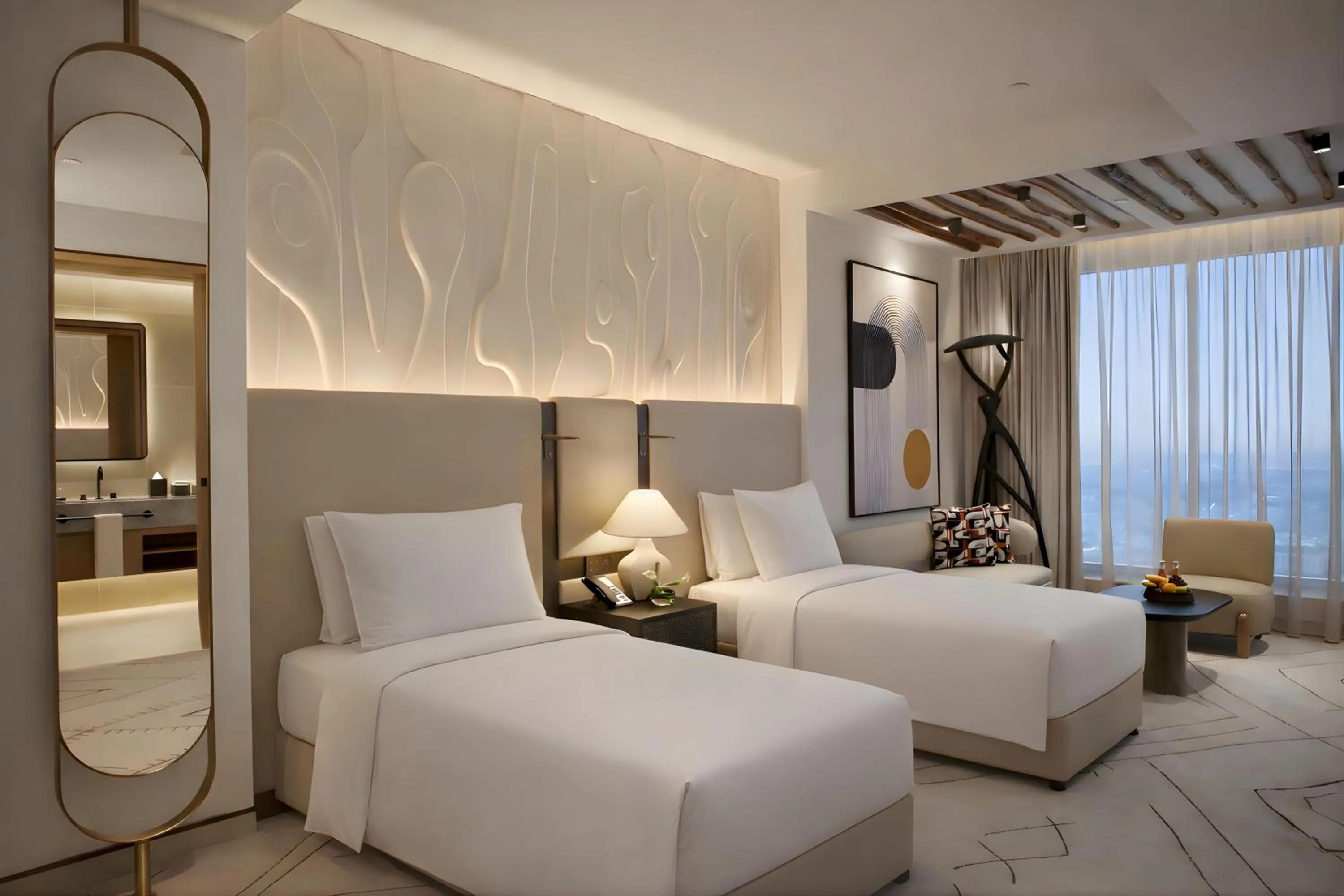 Bedroom, Bed in The H Dubai