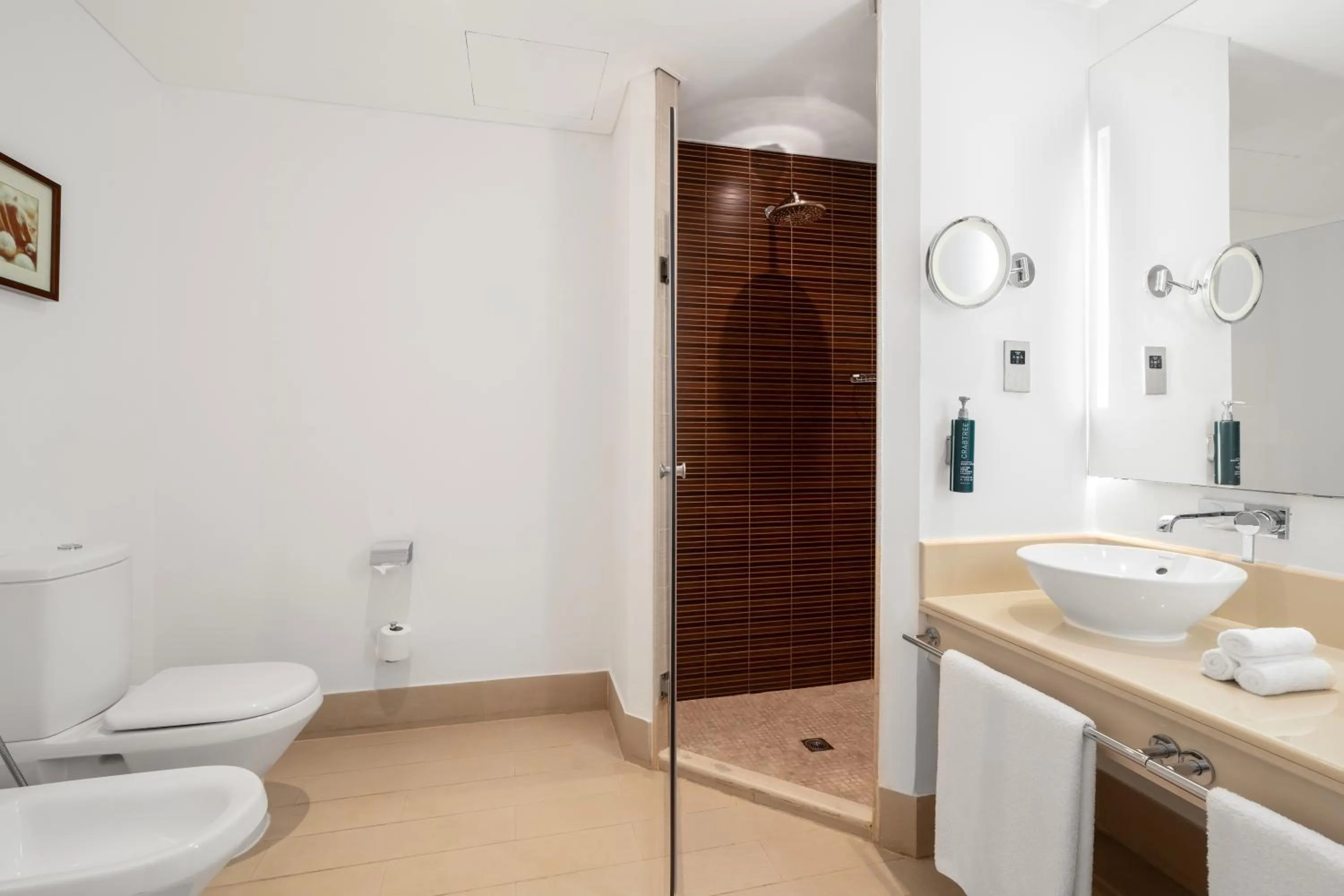 Shower in Hilton Ras Al Khaimah Beach Resort