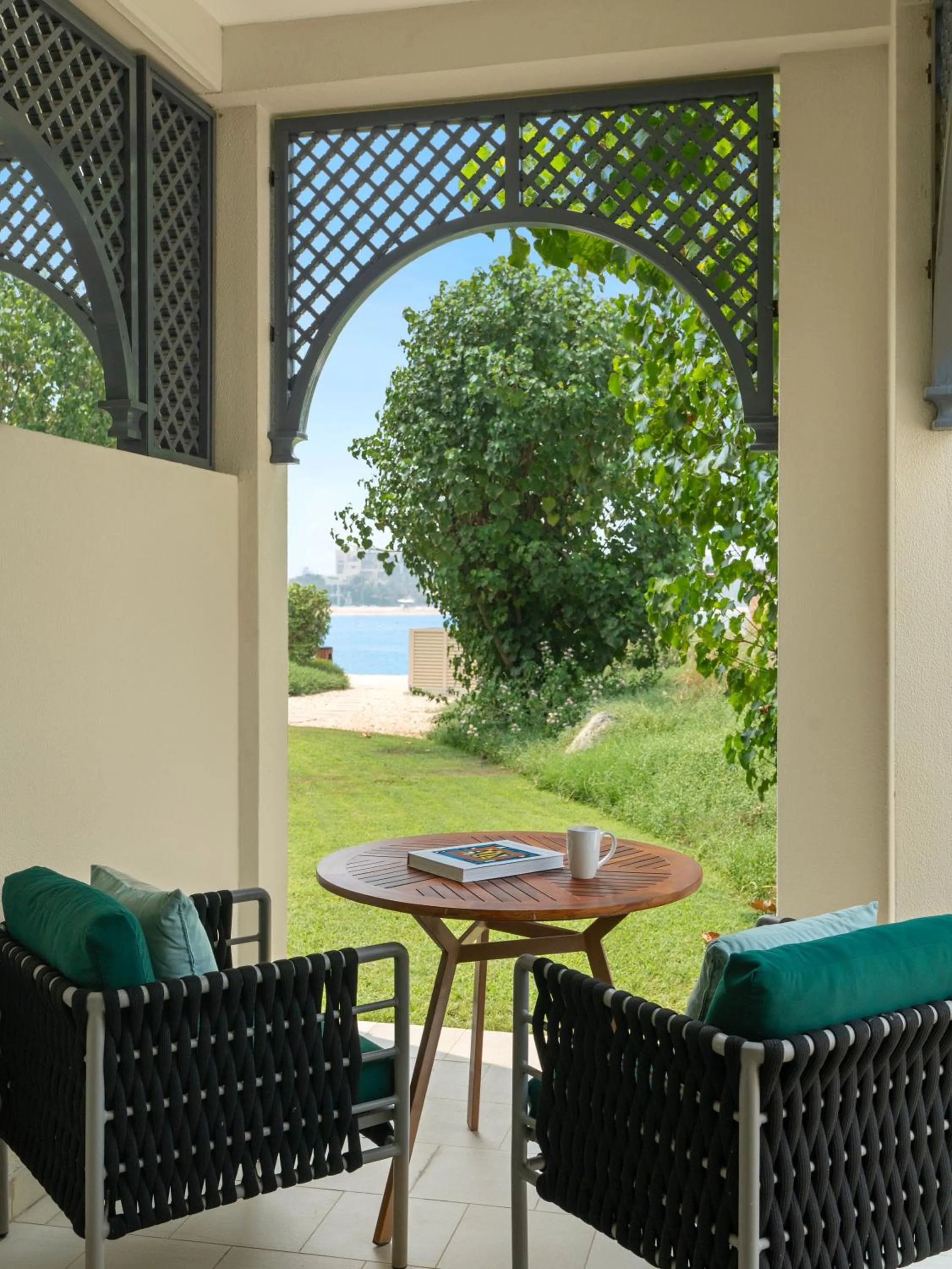 Patio in Hilton Ras Al Khaimah Beach Resort