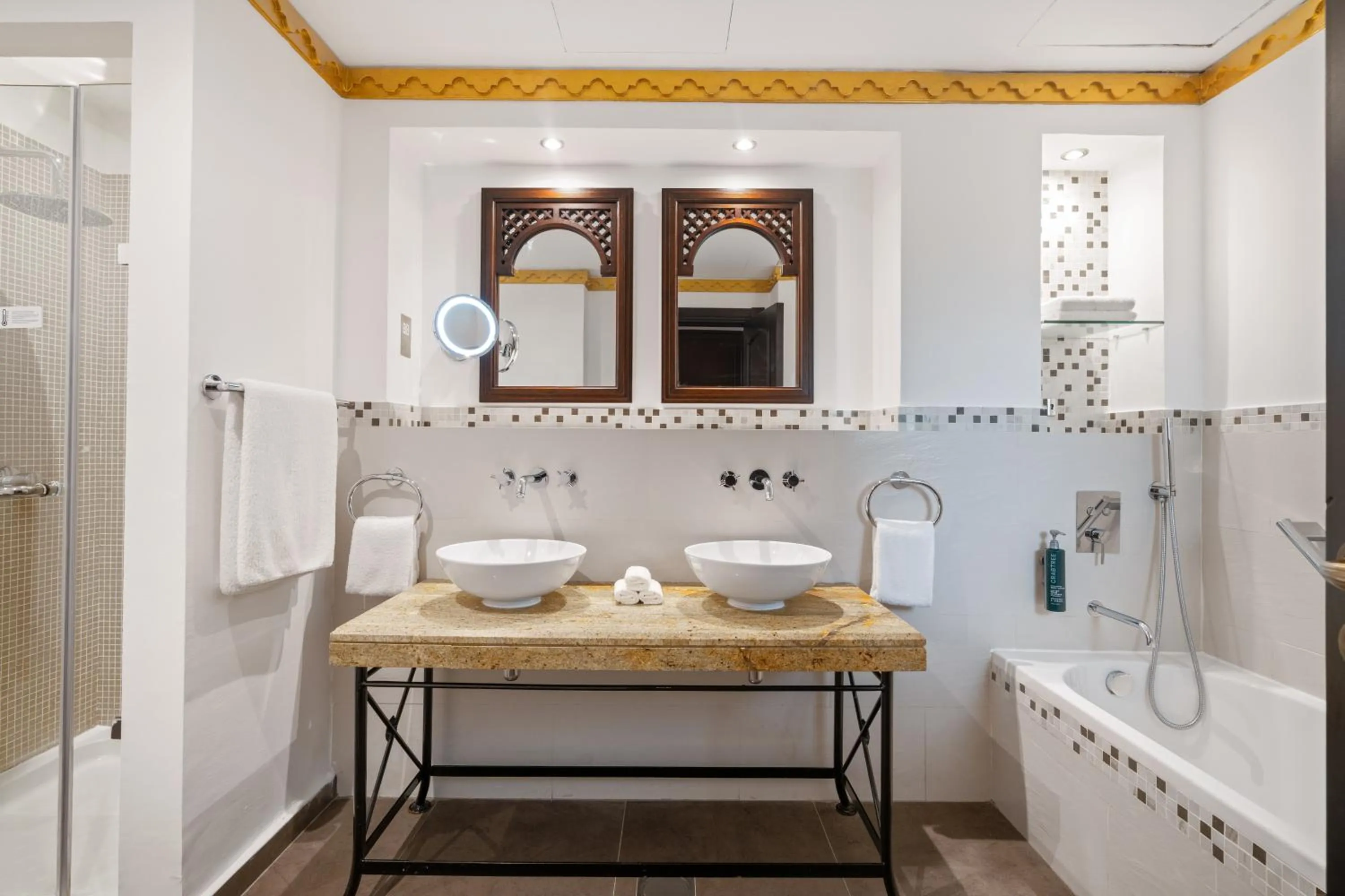 Shower in Hilton Ras Al Khaimah Beach Resort