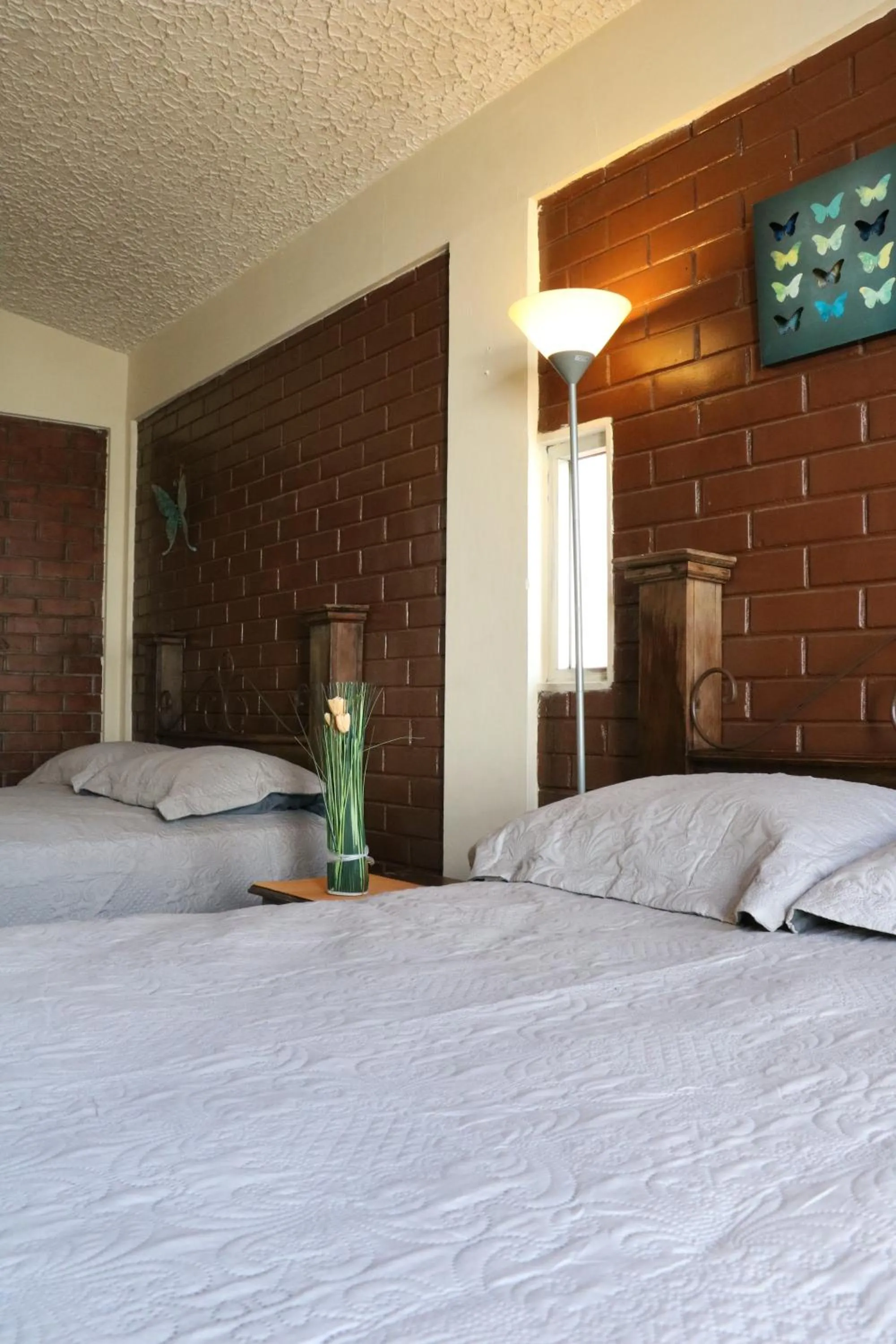 Bed in Hostal Los Volcanes