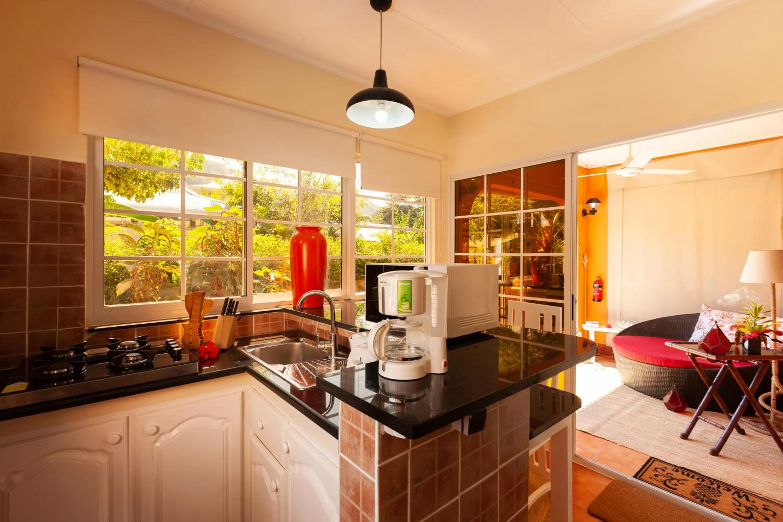 Kitchen or kitchenette in Oceane Self Catering
