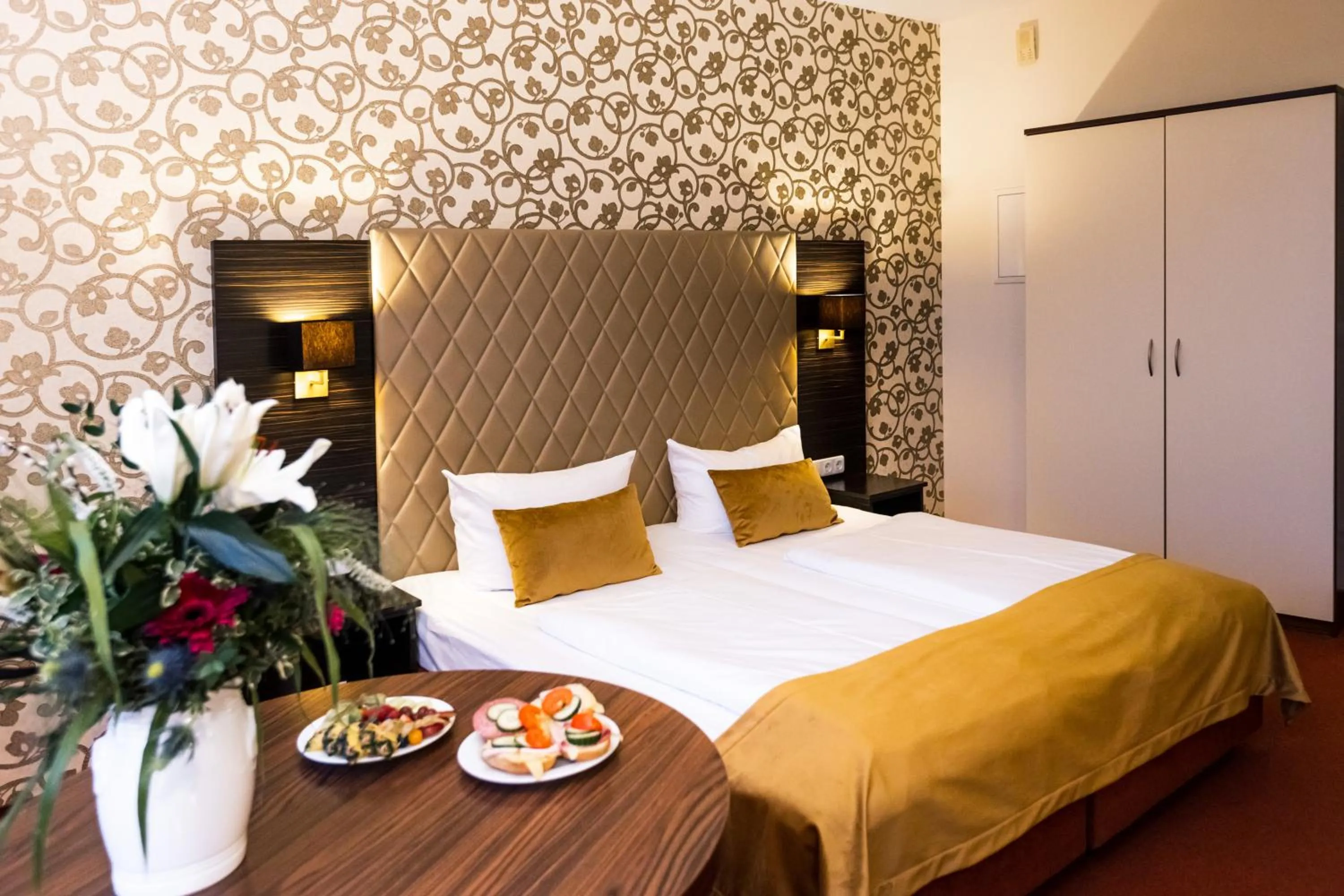 Bed in Royal International Leipzig