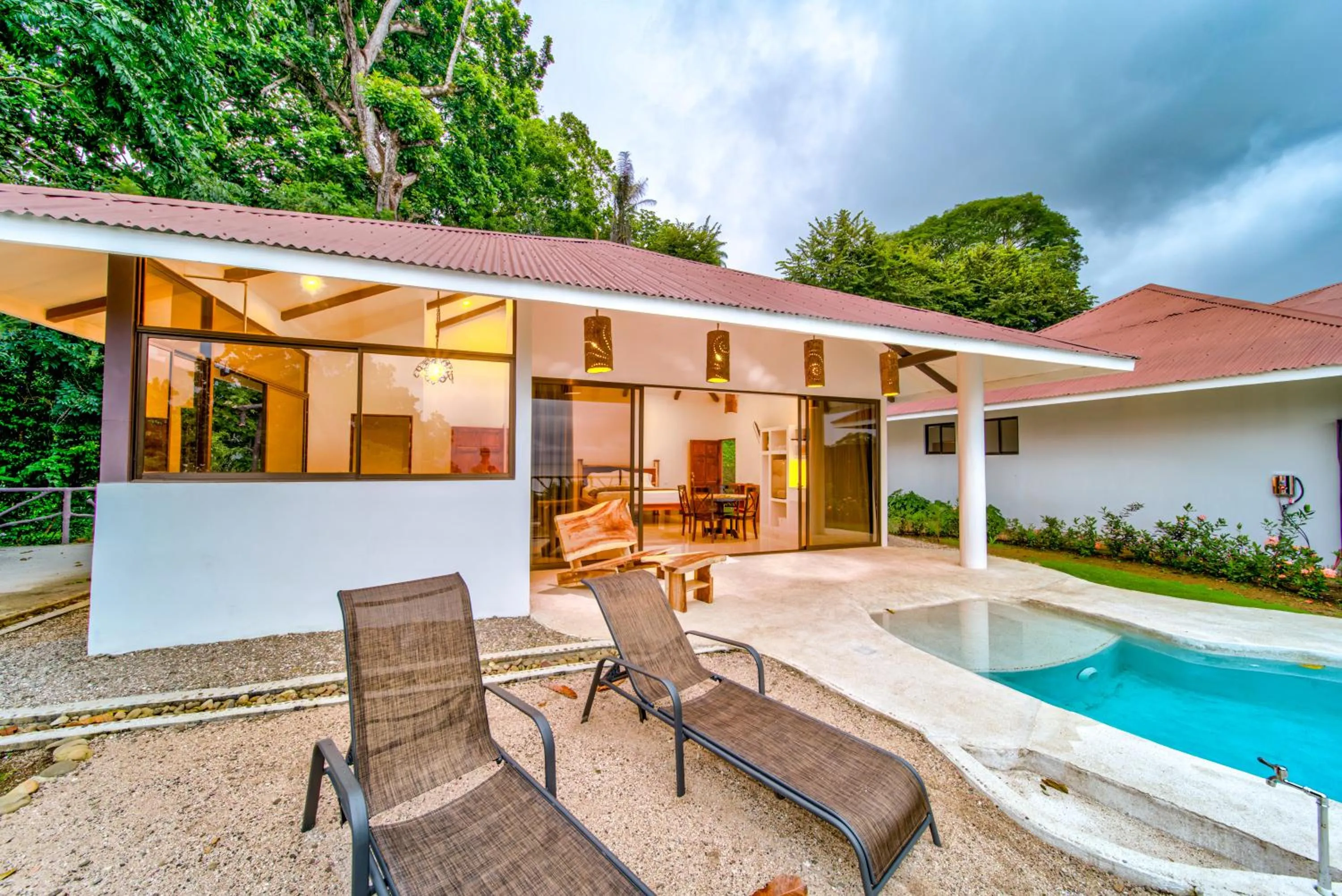 Patio in Akua Suites Ocean View