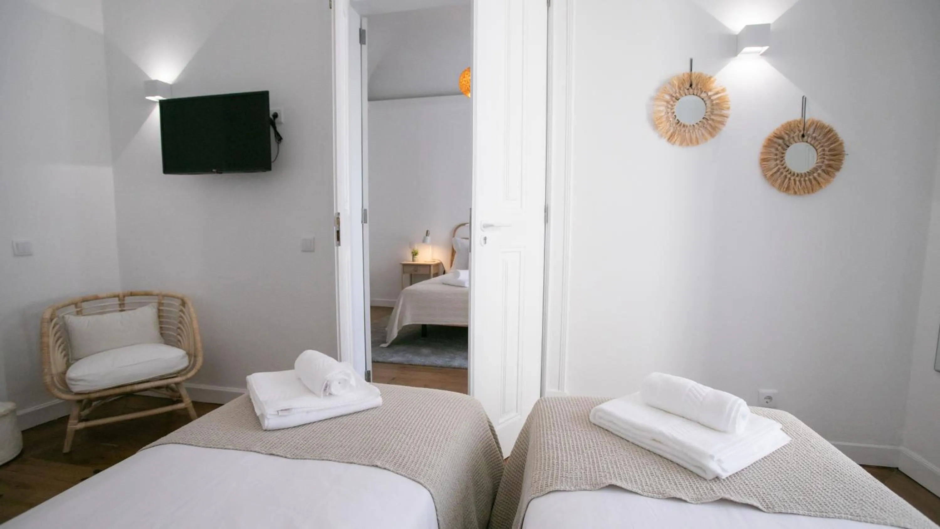 Bedroom, Bed in Casa Soure Suites and Apartments