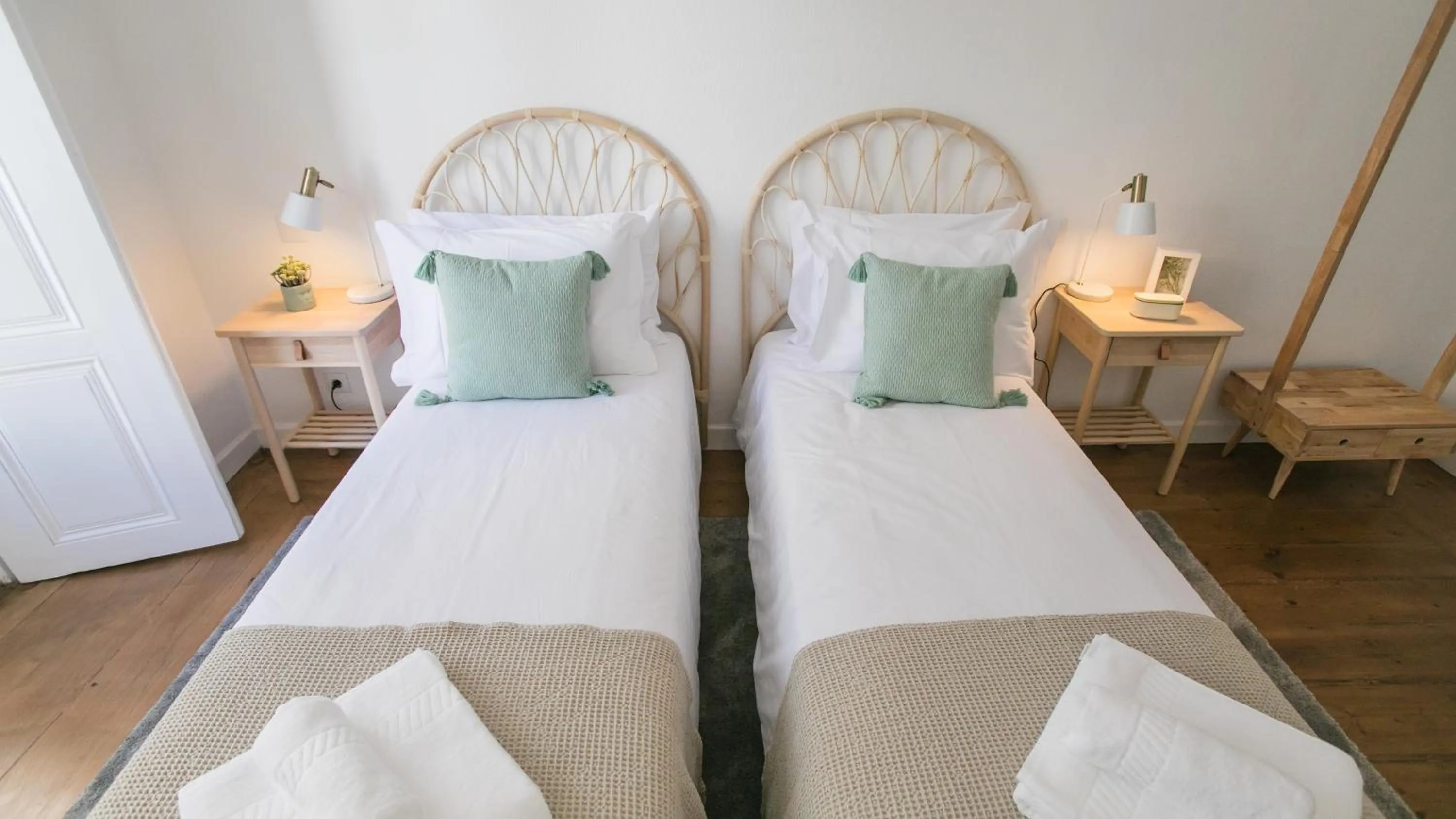 Bed in Casa Soure Suites and Apartments