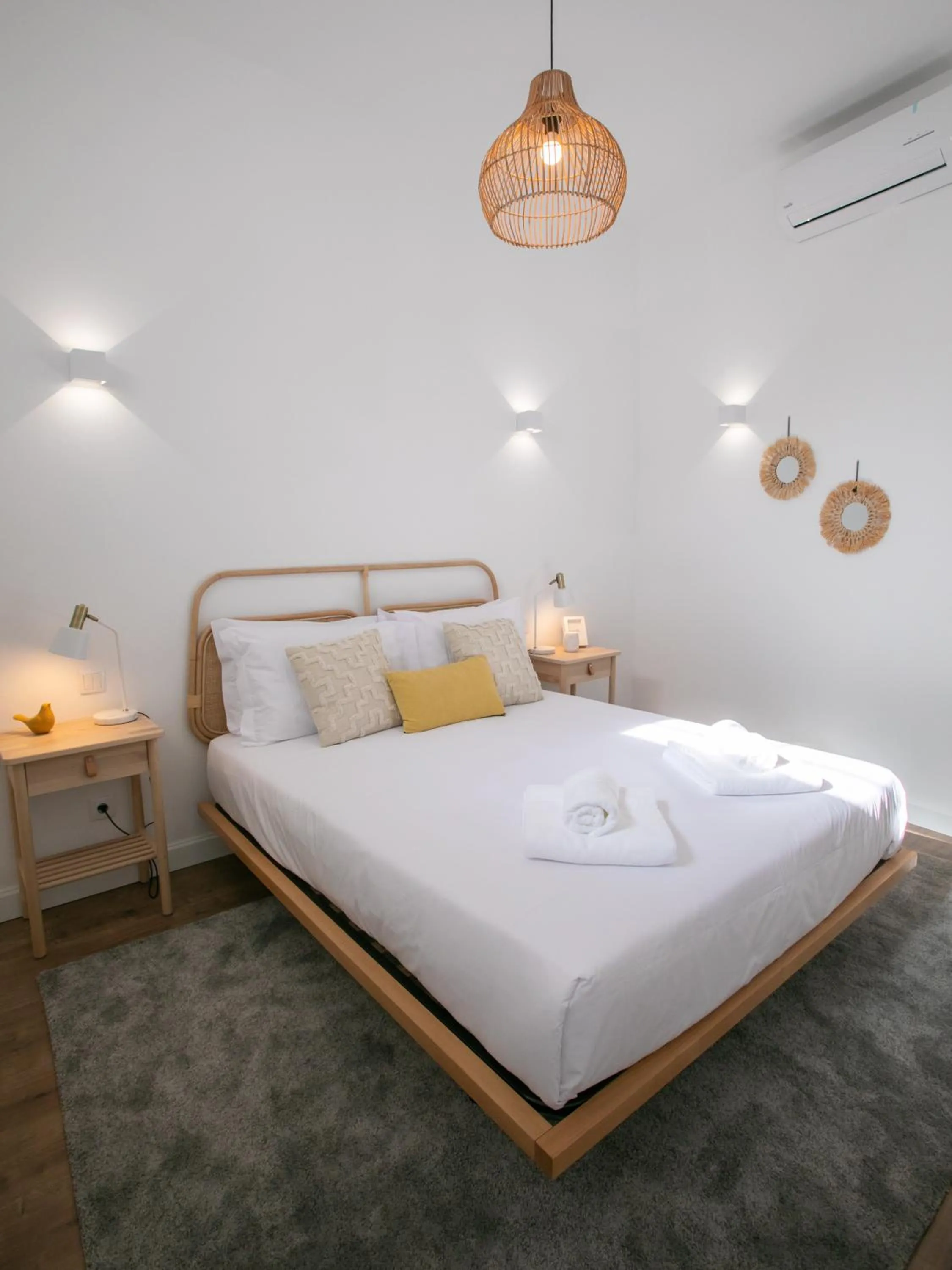 Bed in Casa Soure Suites and Apartments