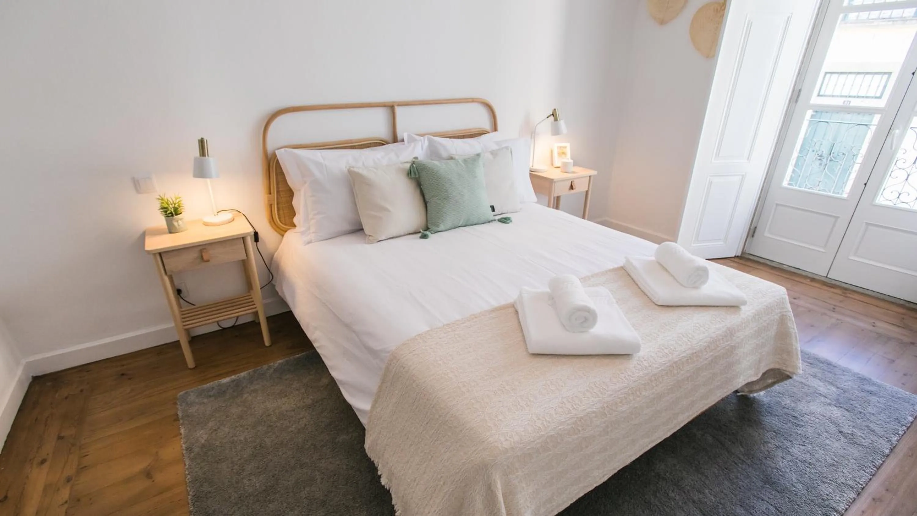 Bed in Casa Soure Suites and Apartments