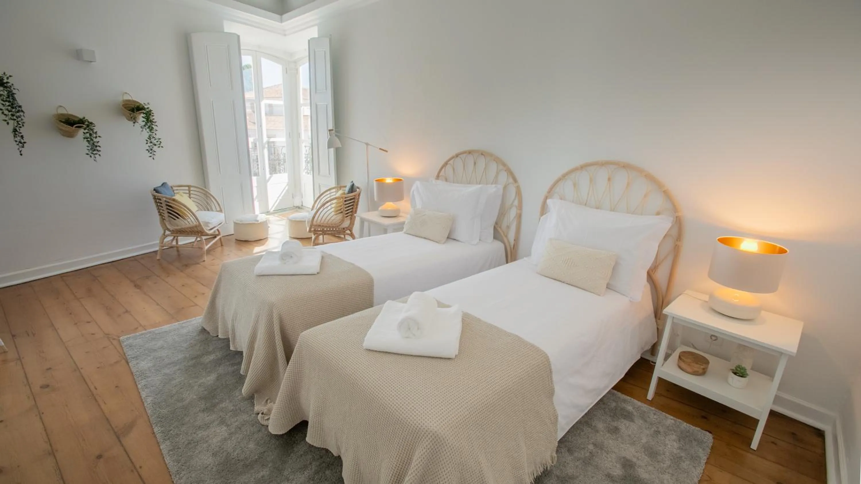 Bed in Casa Soure Suites and Apartments