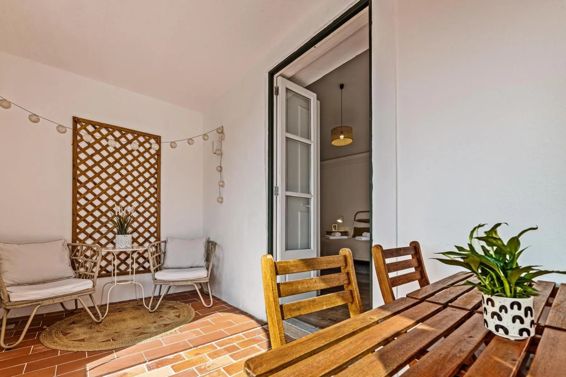 Patio in Casa Soure Suites and Apartments