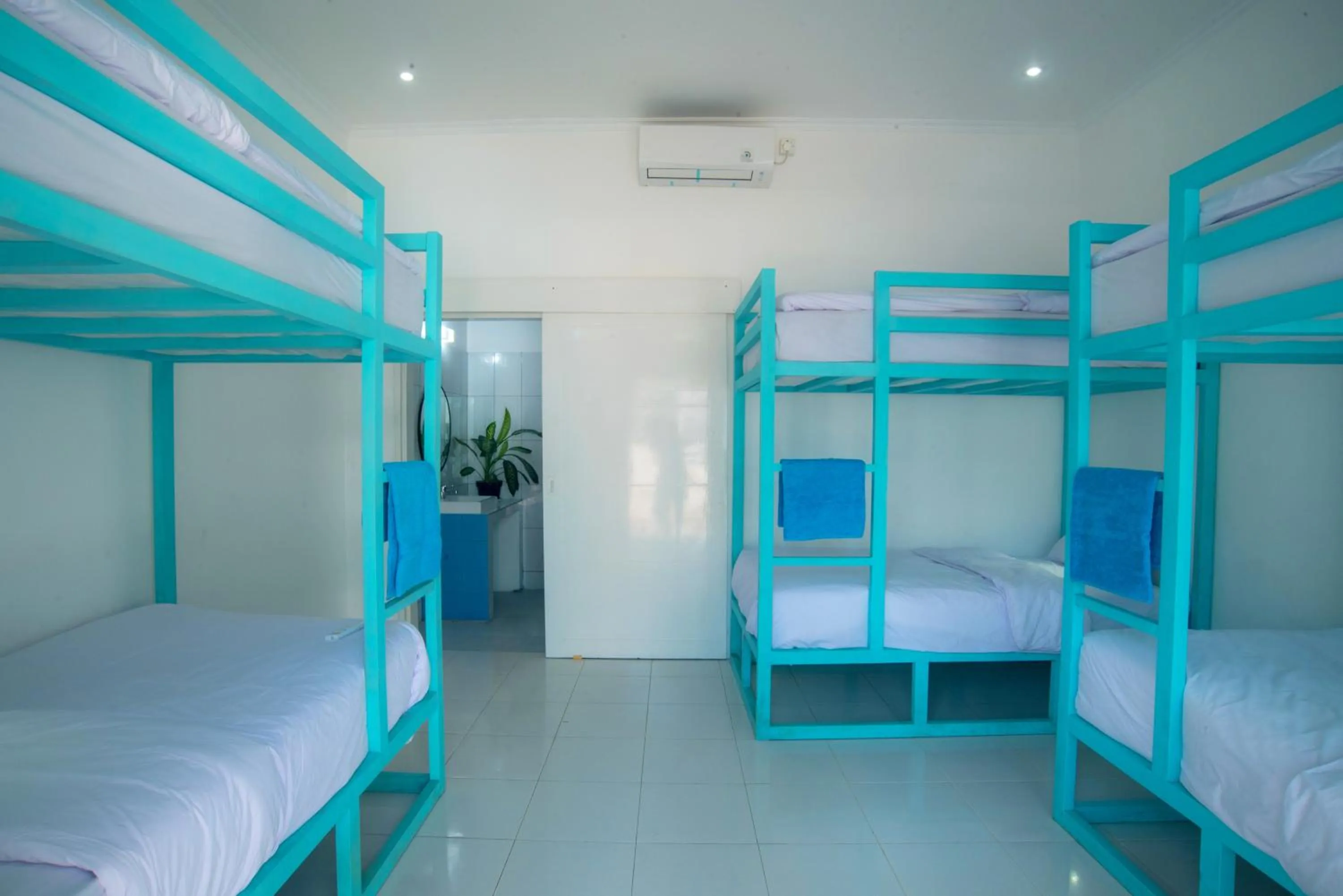 Bed in Mad Monkey Kuta Lombok