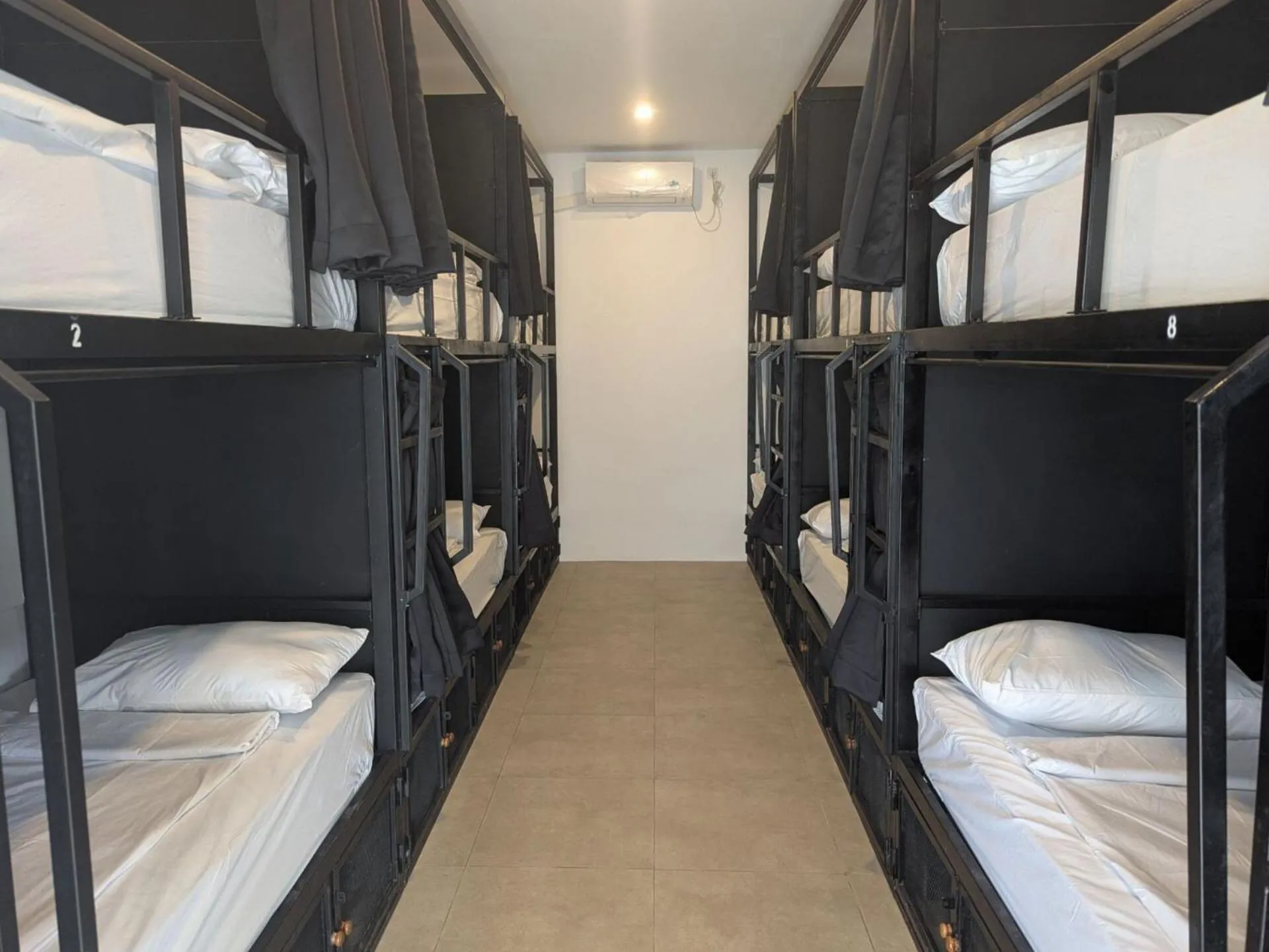 Bed in Mad Monkey Kuta Lombok