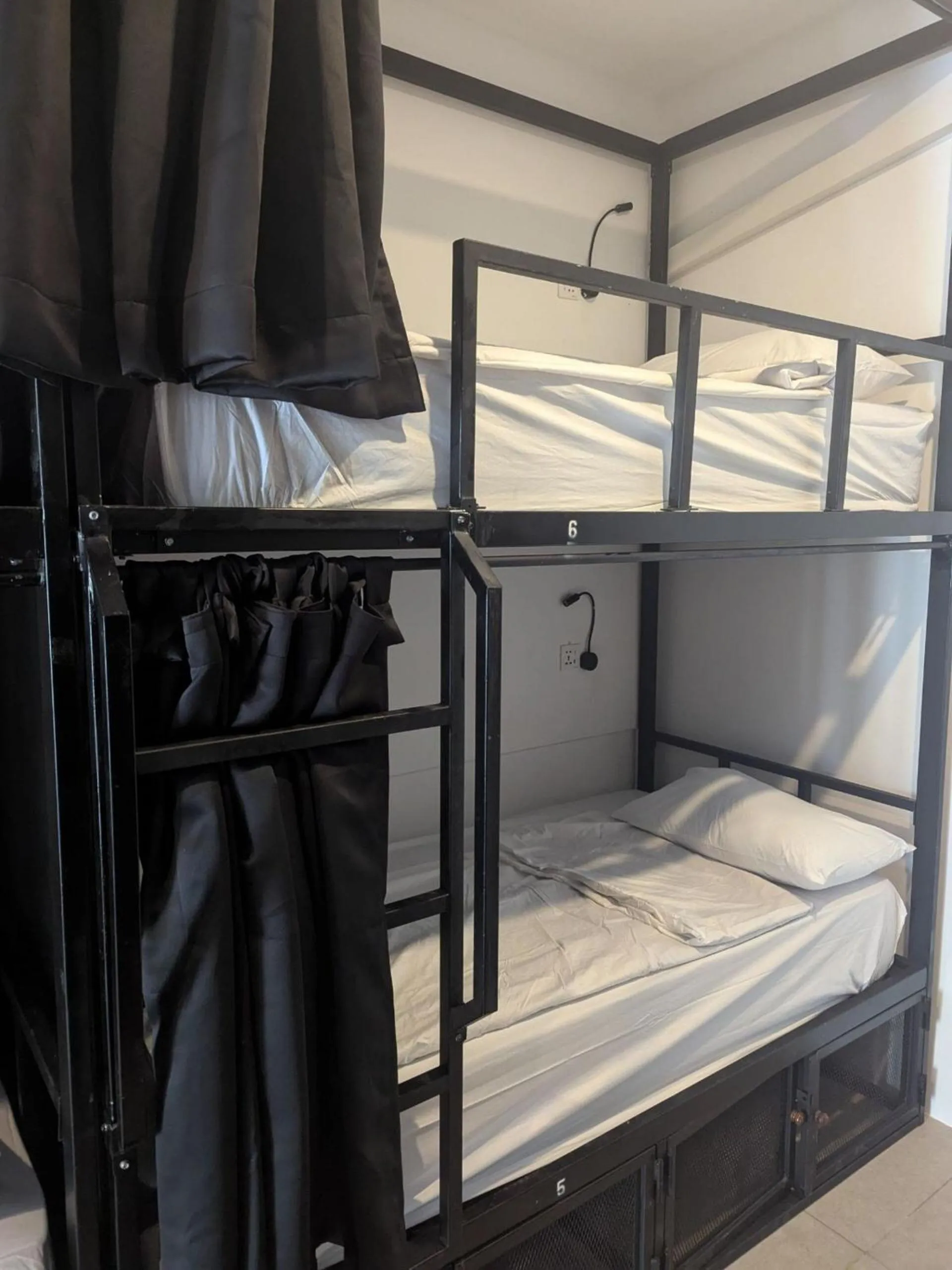 Bed in Mad Monkey Kuta Lombok