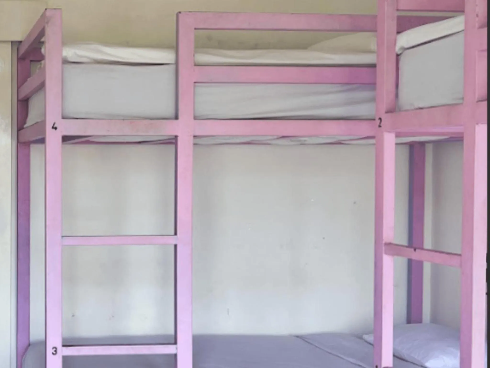 Bed in Mad Monkey Kuta Lombok