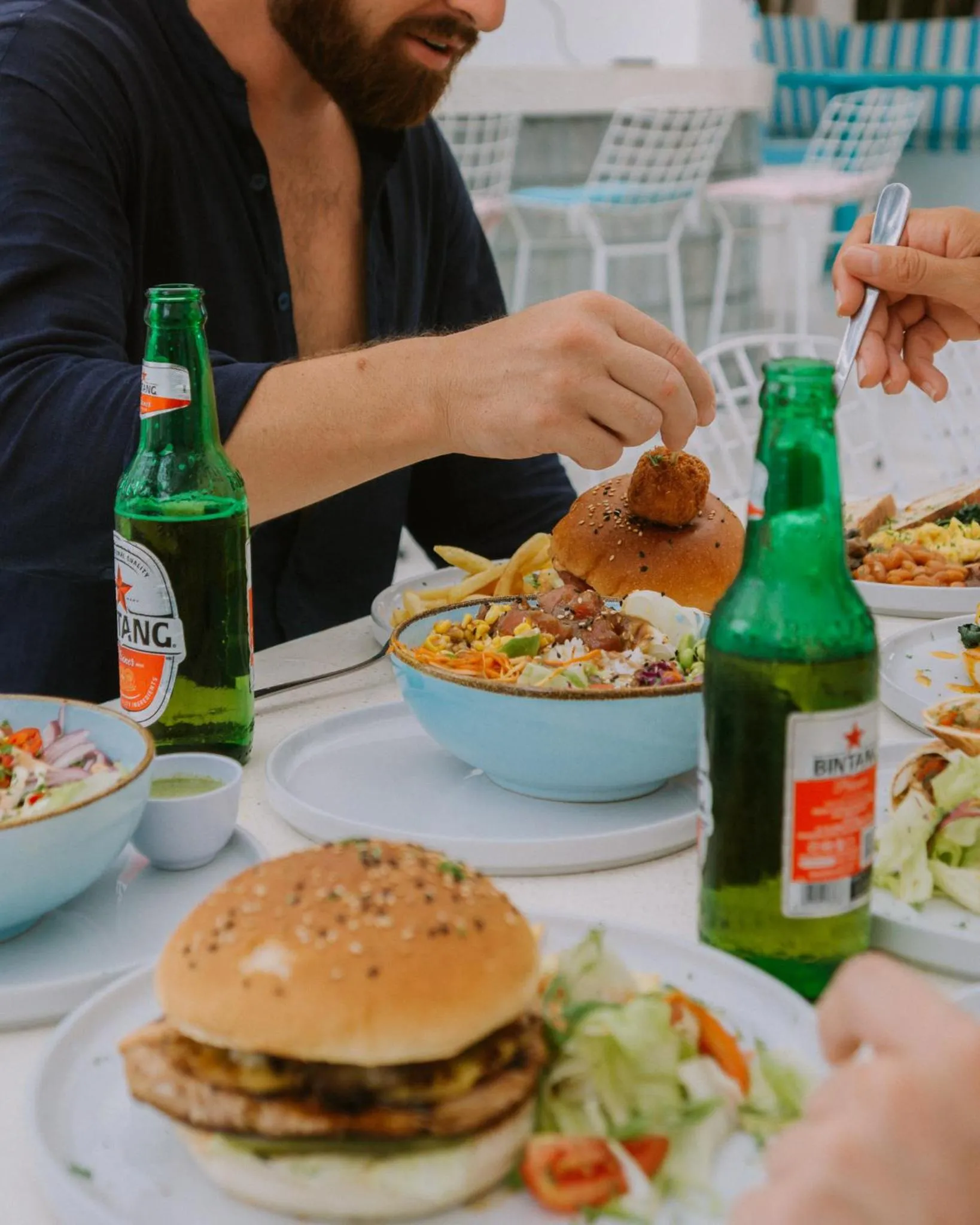 Food close-up in Mad Monkey Kuta Lombok