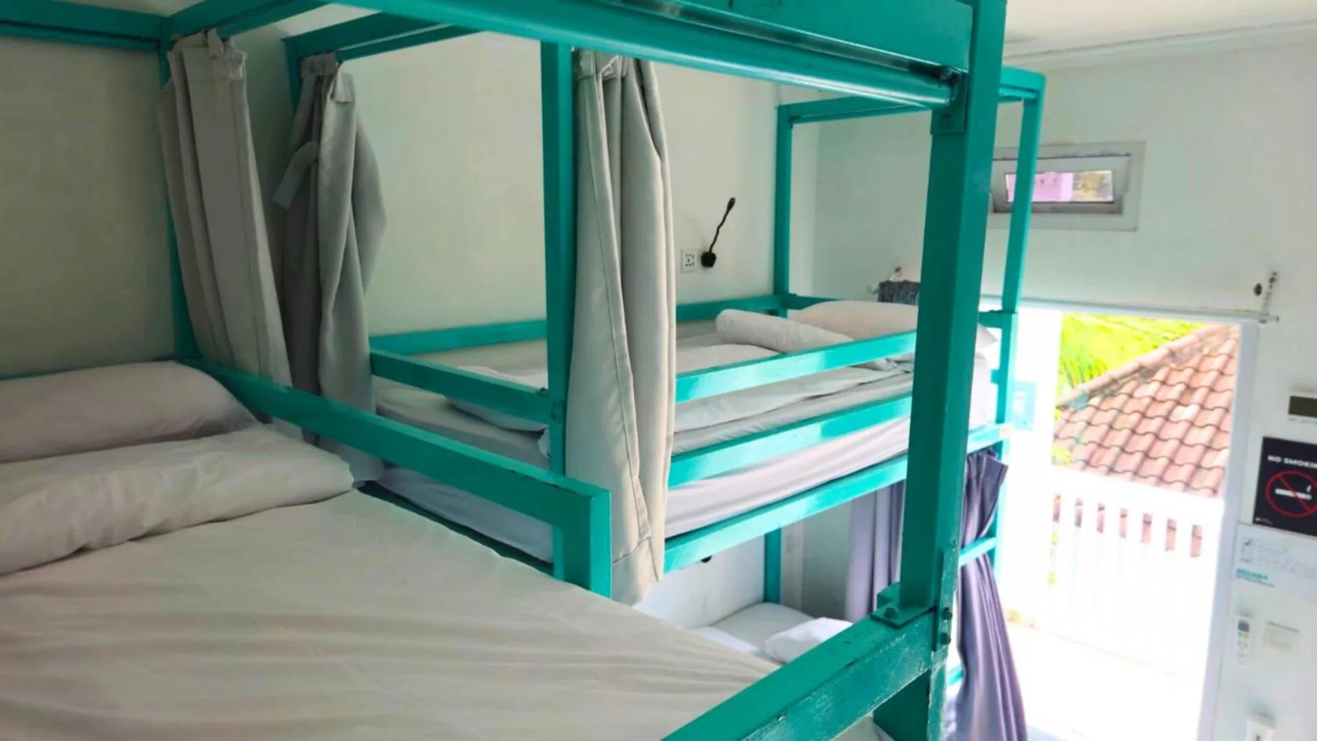 Bed in Mad Monkey Kuta Lombok
