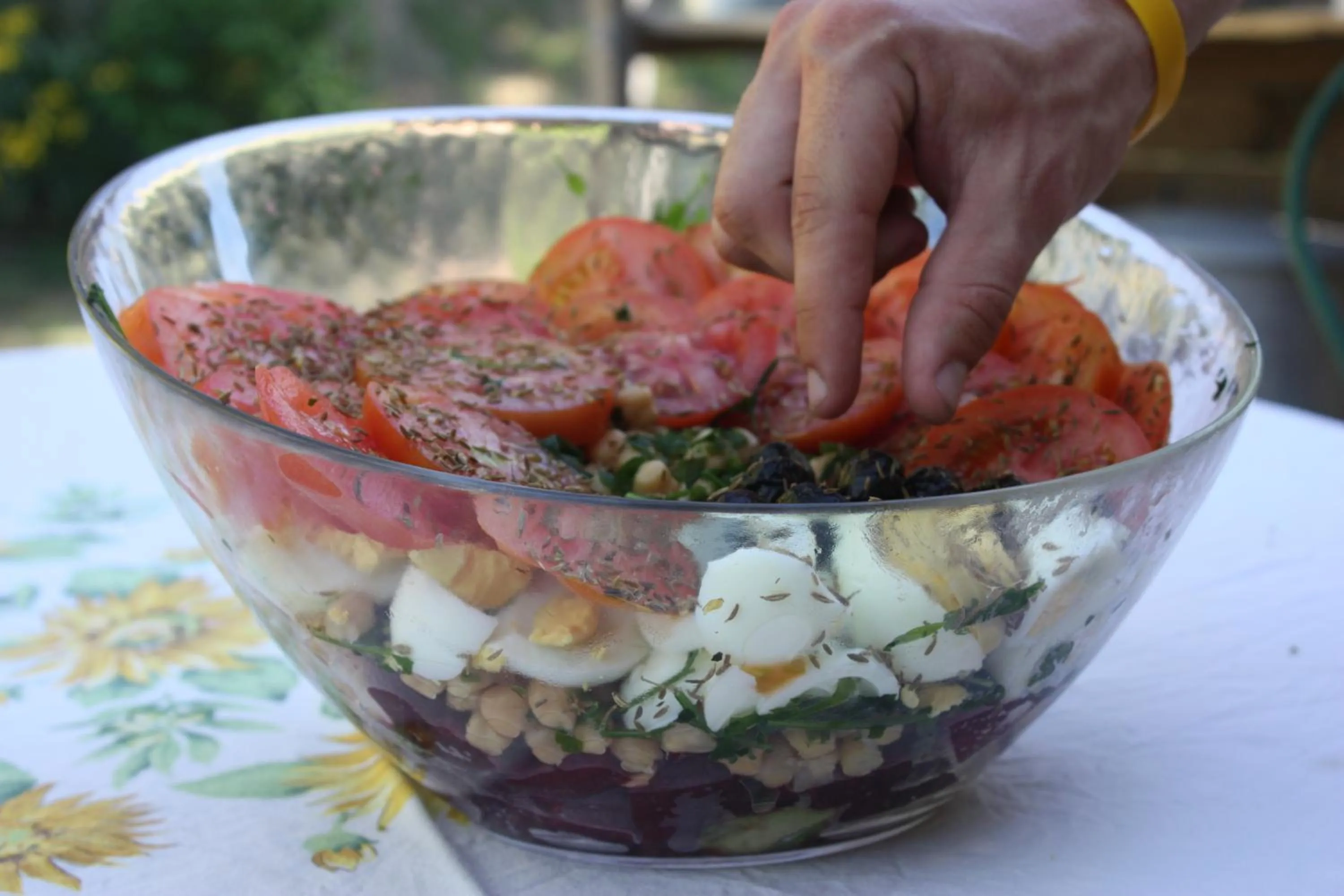 Food in Domaine de "Creva-Tinas"