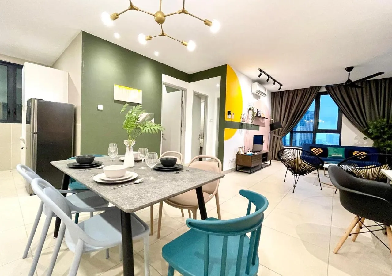 Seating area in KL Gateway Premium Residences by Moka