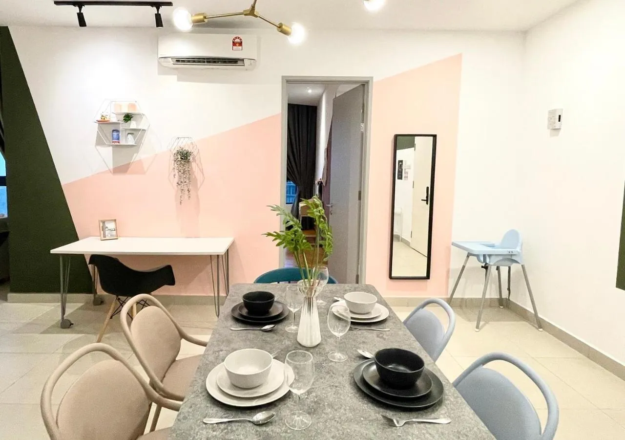 Seating area in KL Gateway Premium Residences by Moka